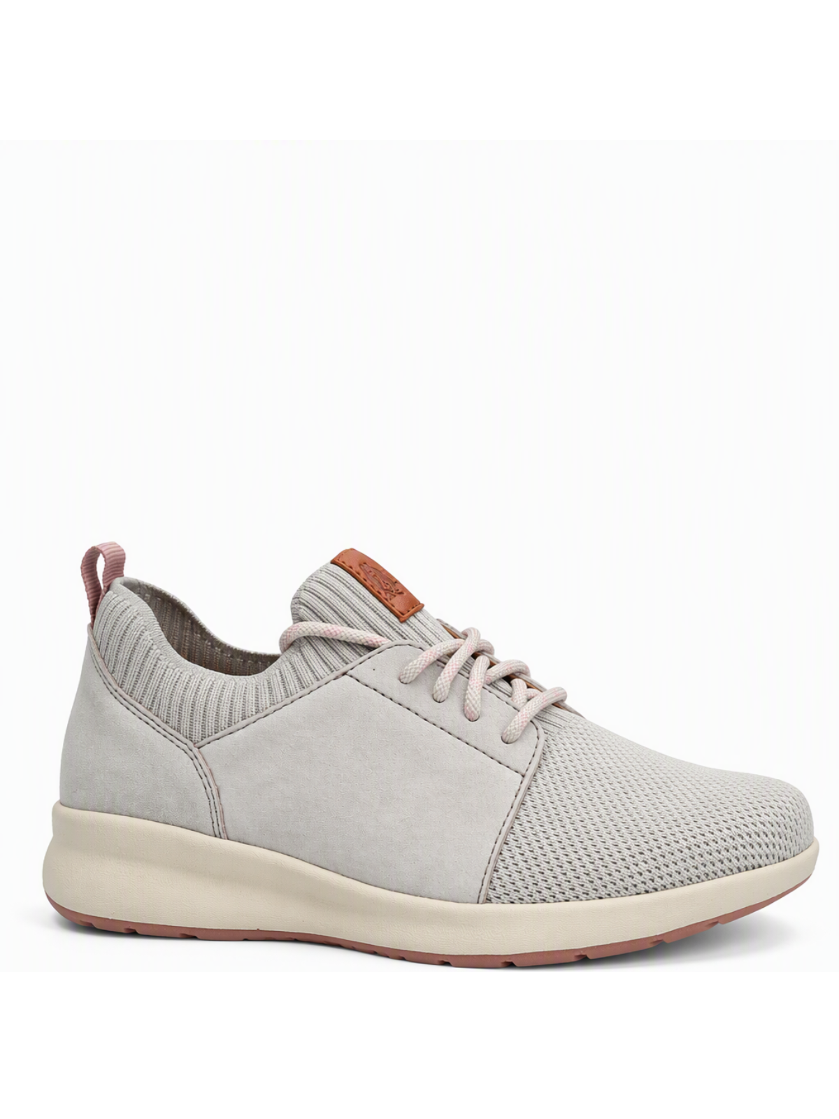 Zapatilla Spinal Knit Cuero Mujer