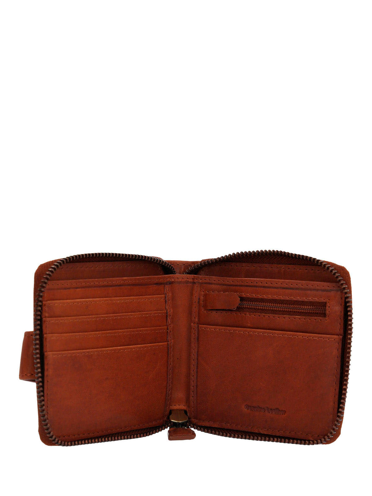 Billetera Om Fletcher Zip Cuero Hombre