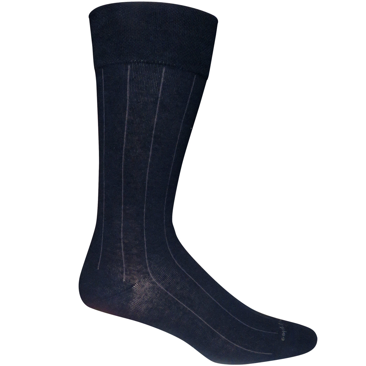 Calcetín Para Hombre Algodón/Spandex Co Nontight Broadrib Azul Hush Puppies