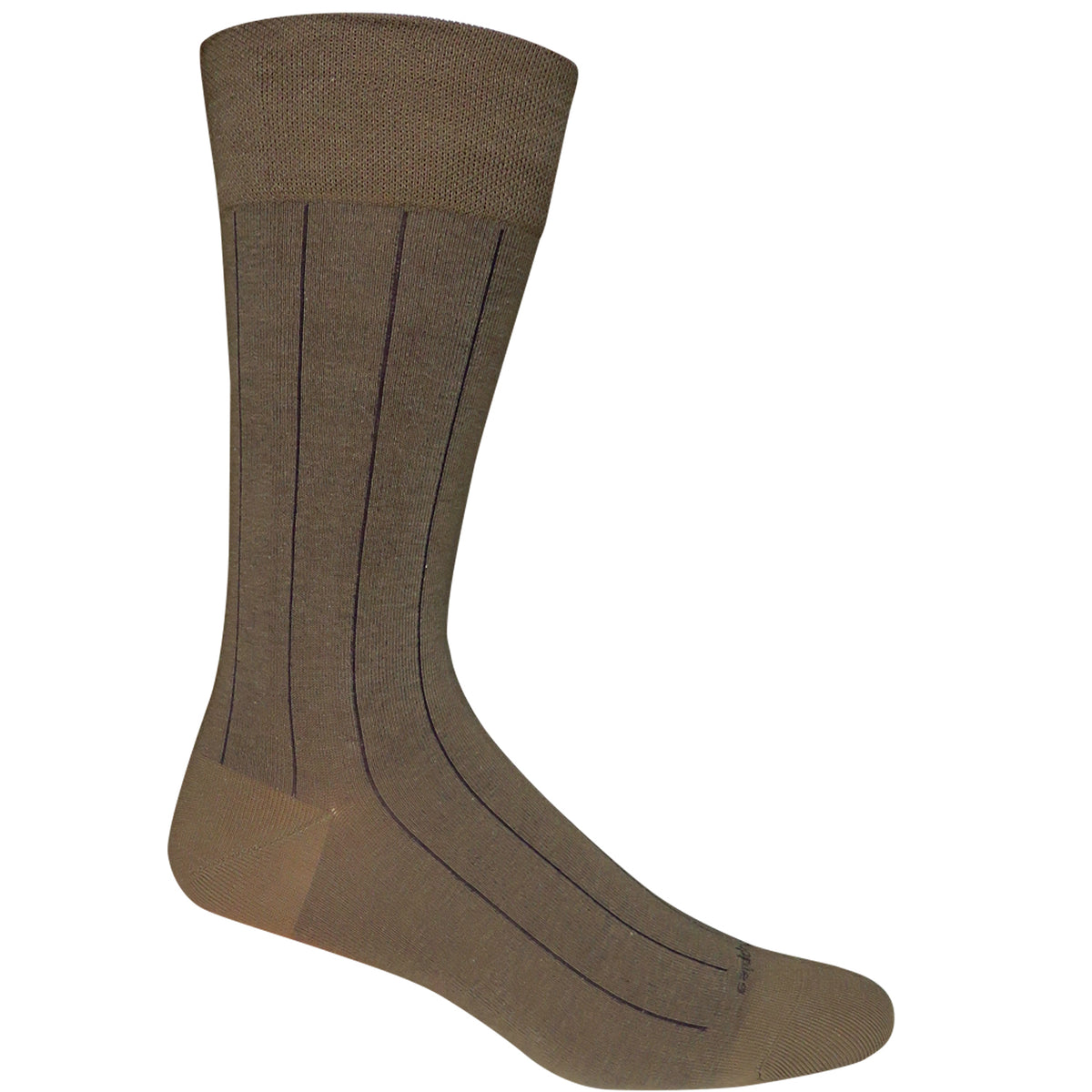 Calcetín Para Hombre Algodón/Spandex Co Nontight Broadrib Gris Hush Puppies