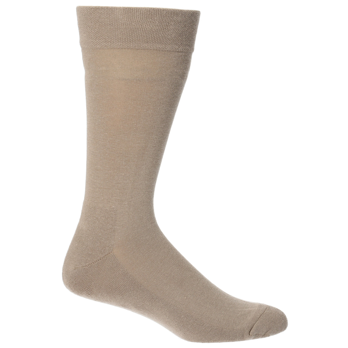 Calcetín Para Hombre Algodón/Spandex Co Plain Cushionfoot Beige/Crudo Hush Puppies