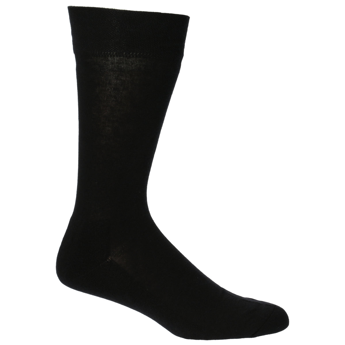Calcetín Para Hombre Algodón/Spandex Co Plain Cushionfoot Negro Hush Puppies