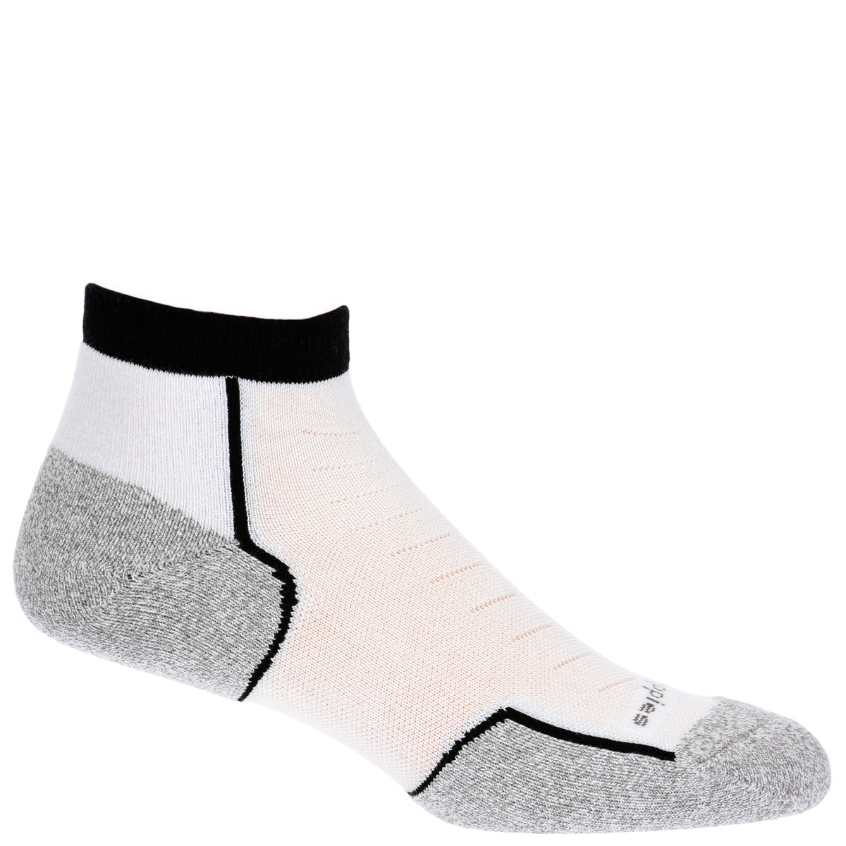 Calcetín Para Hombre Algodón/Spandex Co Tech Contrast Negro Hush Puppies