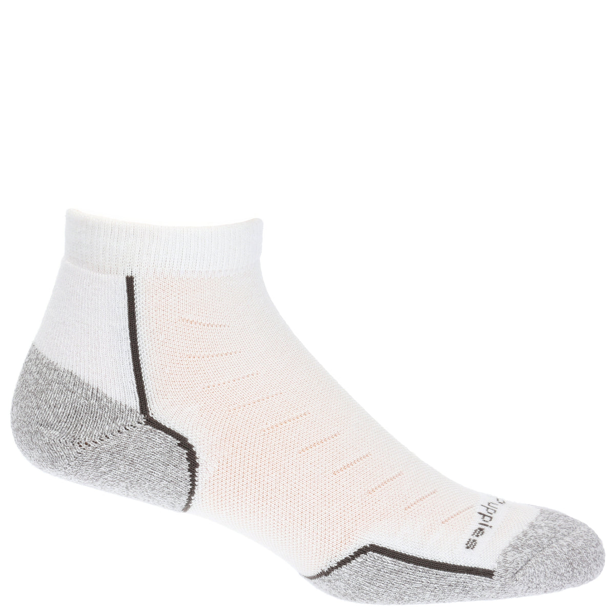 Calcetín Para Hombre Algodón/Spandex Co Tech Contrast Blanco Hush Puppies