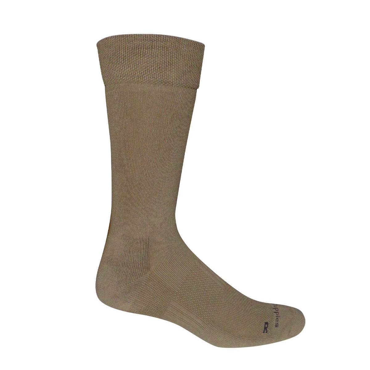 Calcetín Para Hombre Algodón/Spandex Co Techbusness Plain Gris Hush Puppies