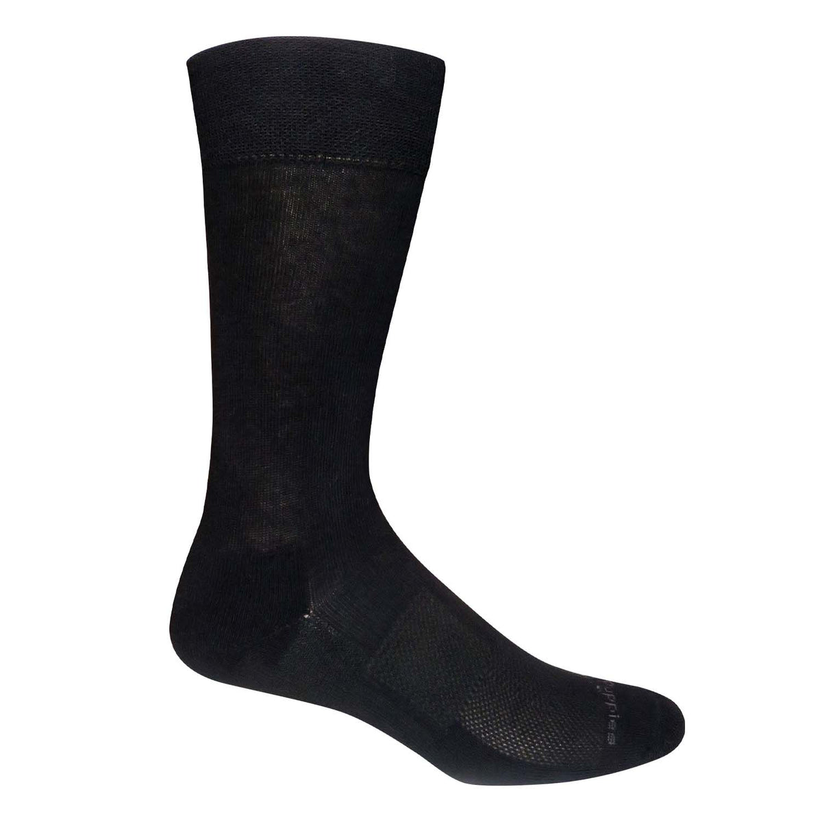 Calcetín Para Hombre Algodón/Spandex Co Techbusness Plain Negro Hush Puppies