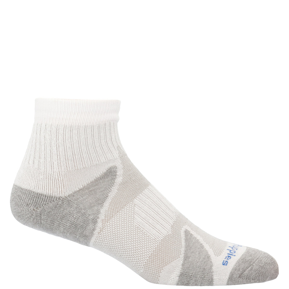 Calcetín Para Hombre Algodón/Spandex Move H Quarter Blanco Hush Puppies