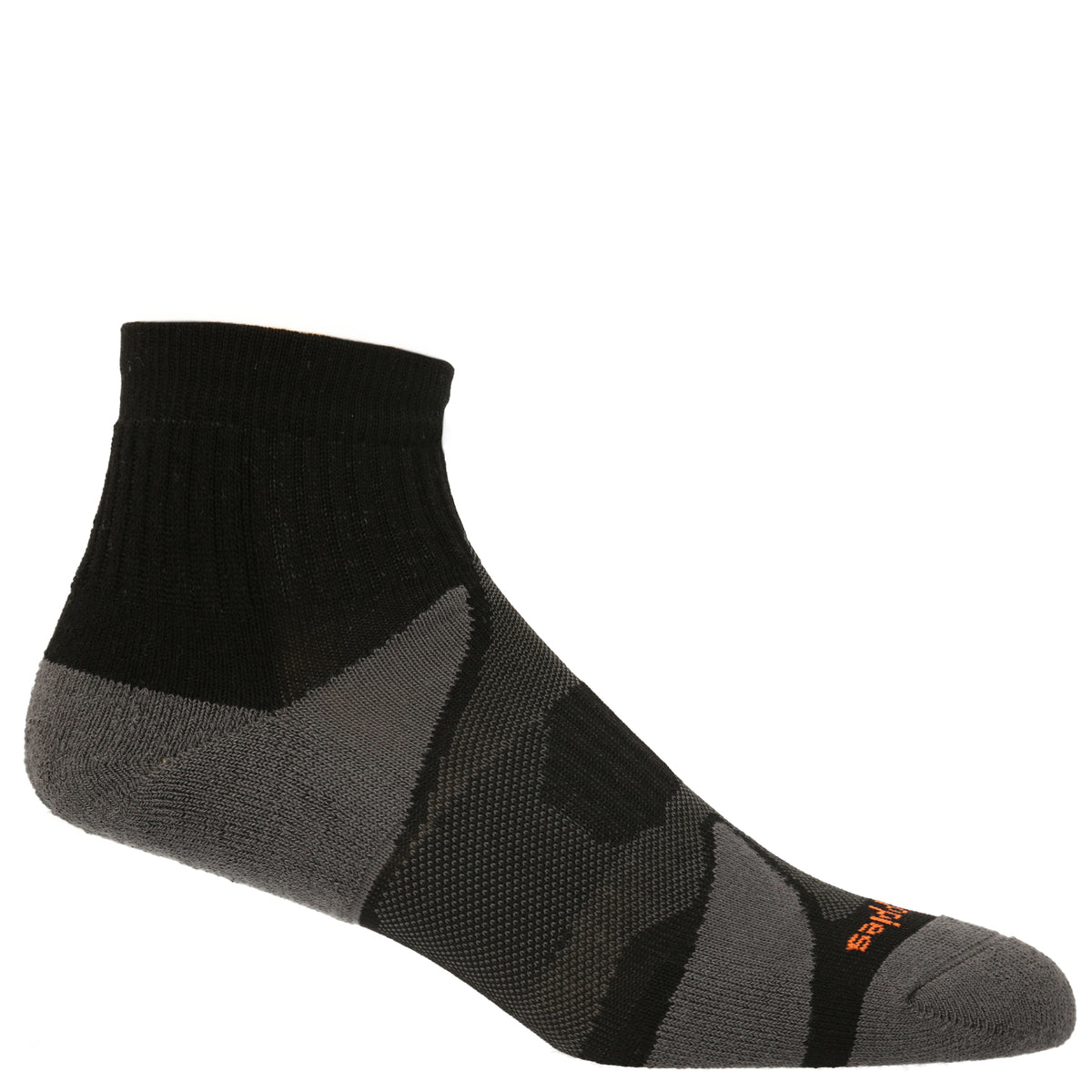 Calcetín Para Hombre Algodón/Spandex Move H Quarter Negro Hush Puppies
