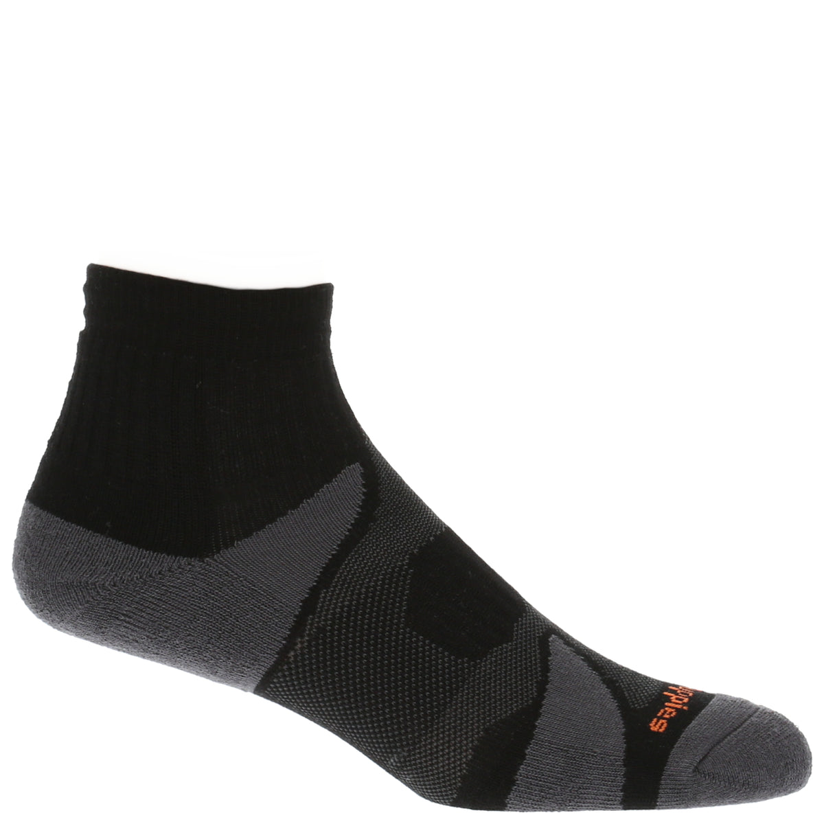 Calcetín Para Hombre Algodón/Spandex Move H Quarter Negro Hush Puppies