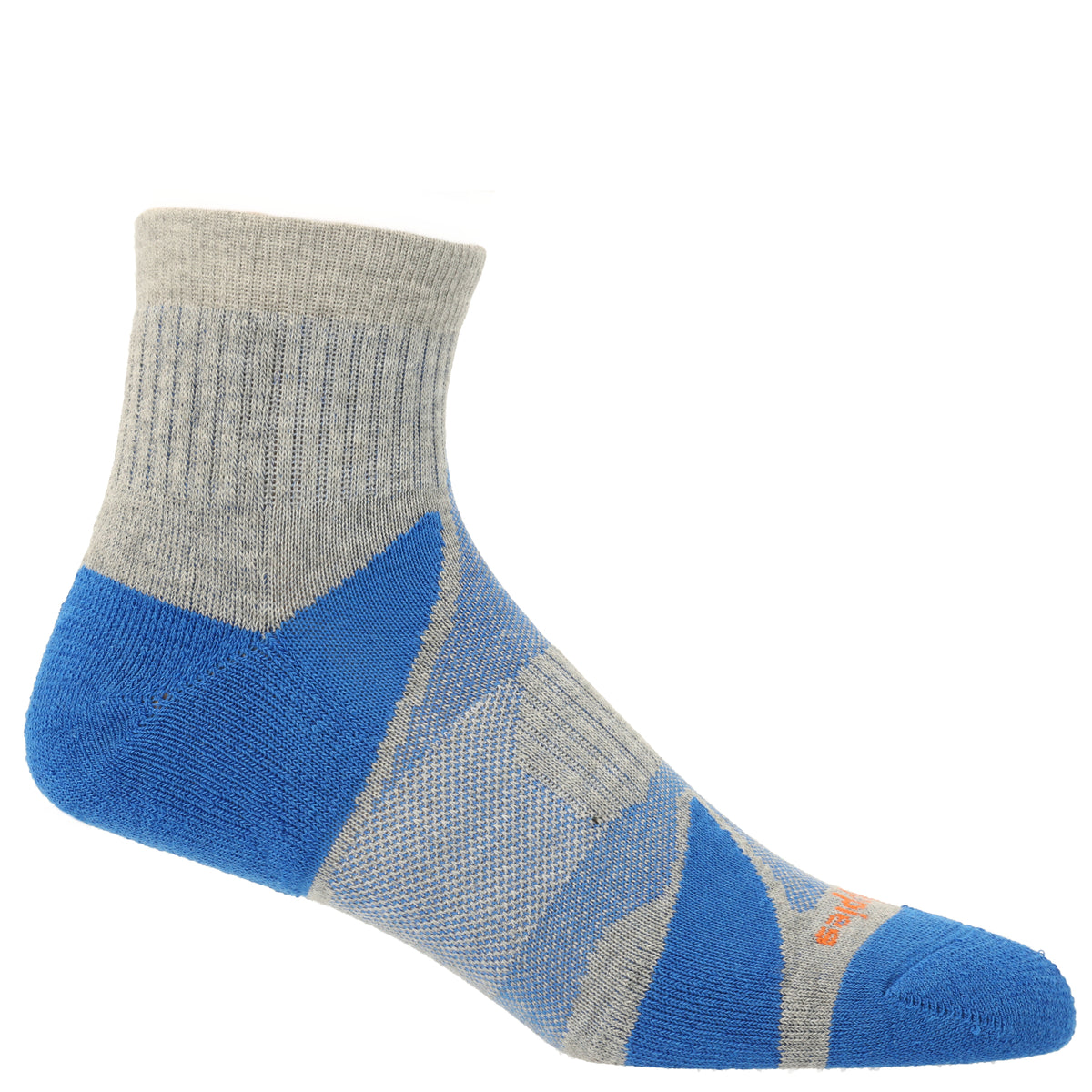Calcetín Para Hombre Algodón/Spandex Move H Quarter Gris Hush Puppies