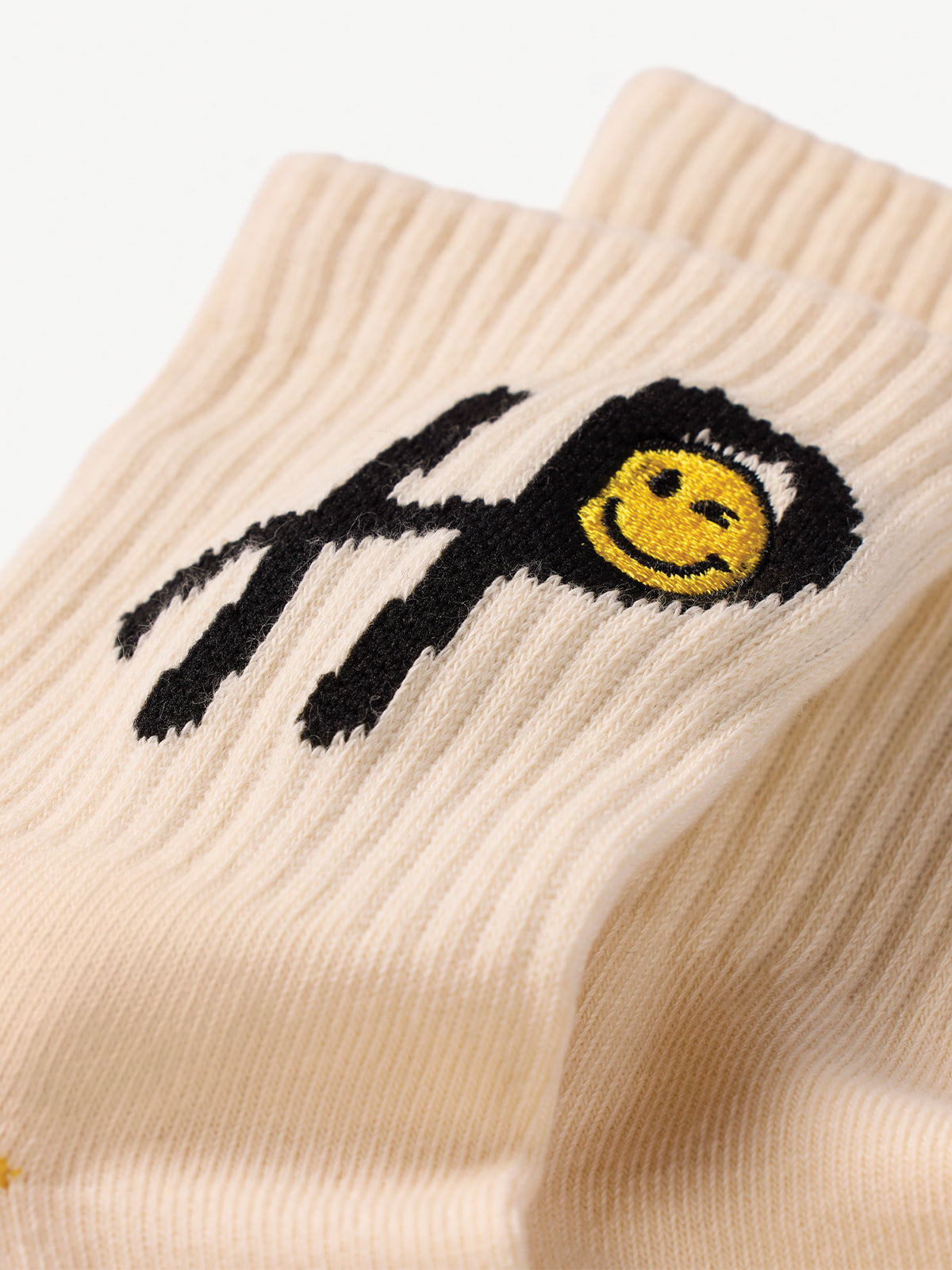 Calcetin Para Hombre Algodón Hp X Smiley World Blanco Hush Puppies