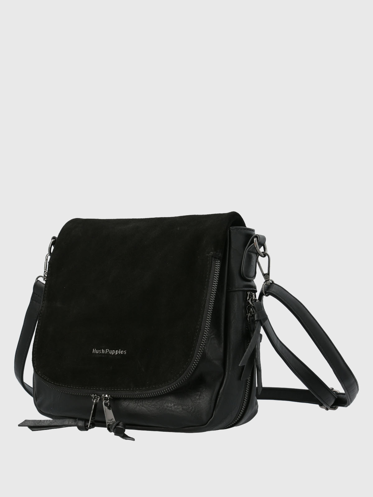 Cartera Para Mujer Sintético/Cuero Leonni Cross Negro Hush Puppies