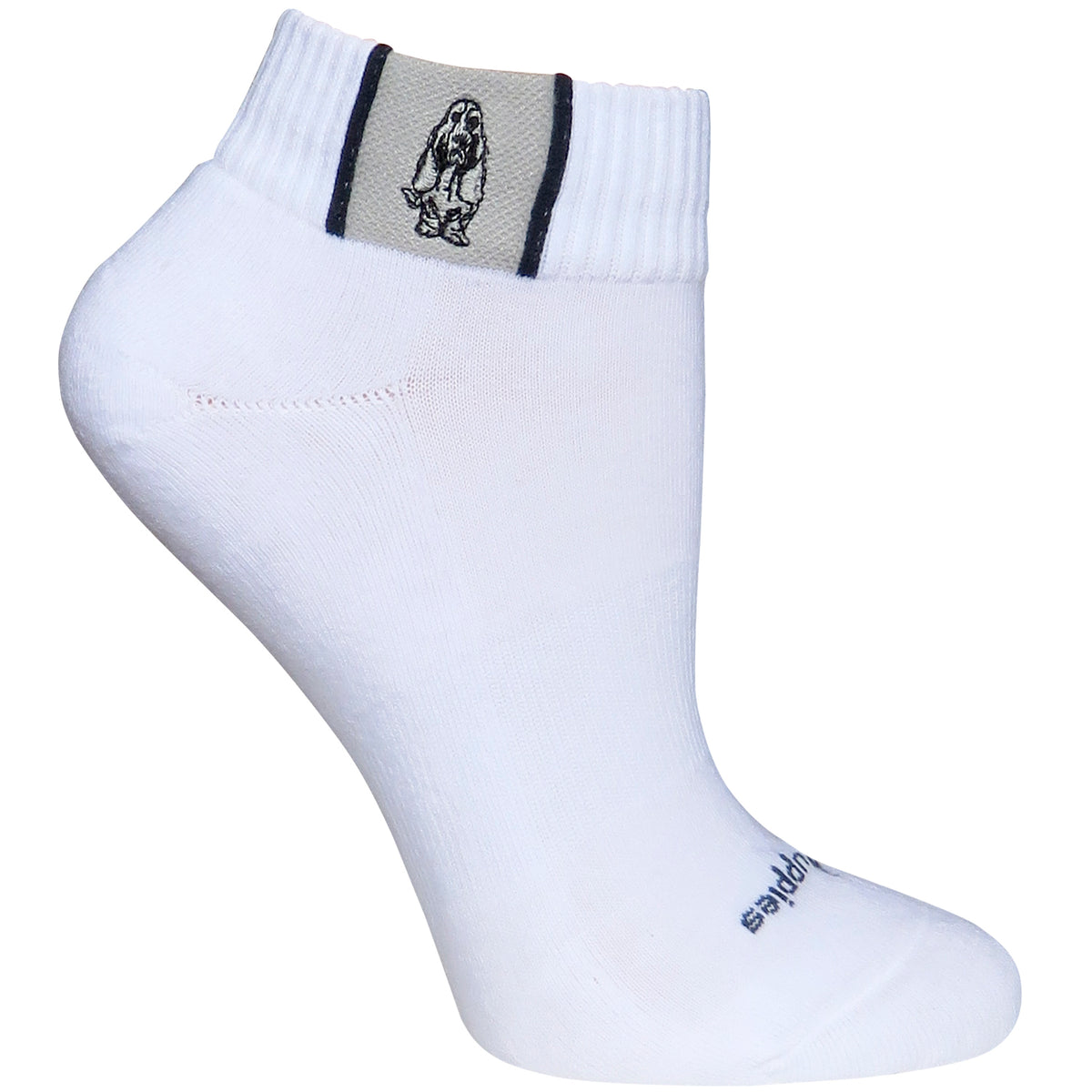 Calcetín Para Mujer Algodón/Spandex Co  Sport Embro Blanco Hush Puppies