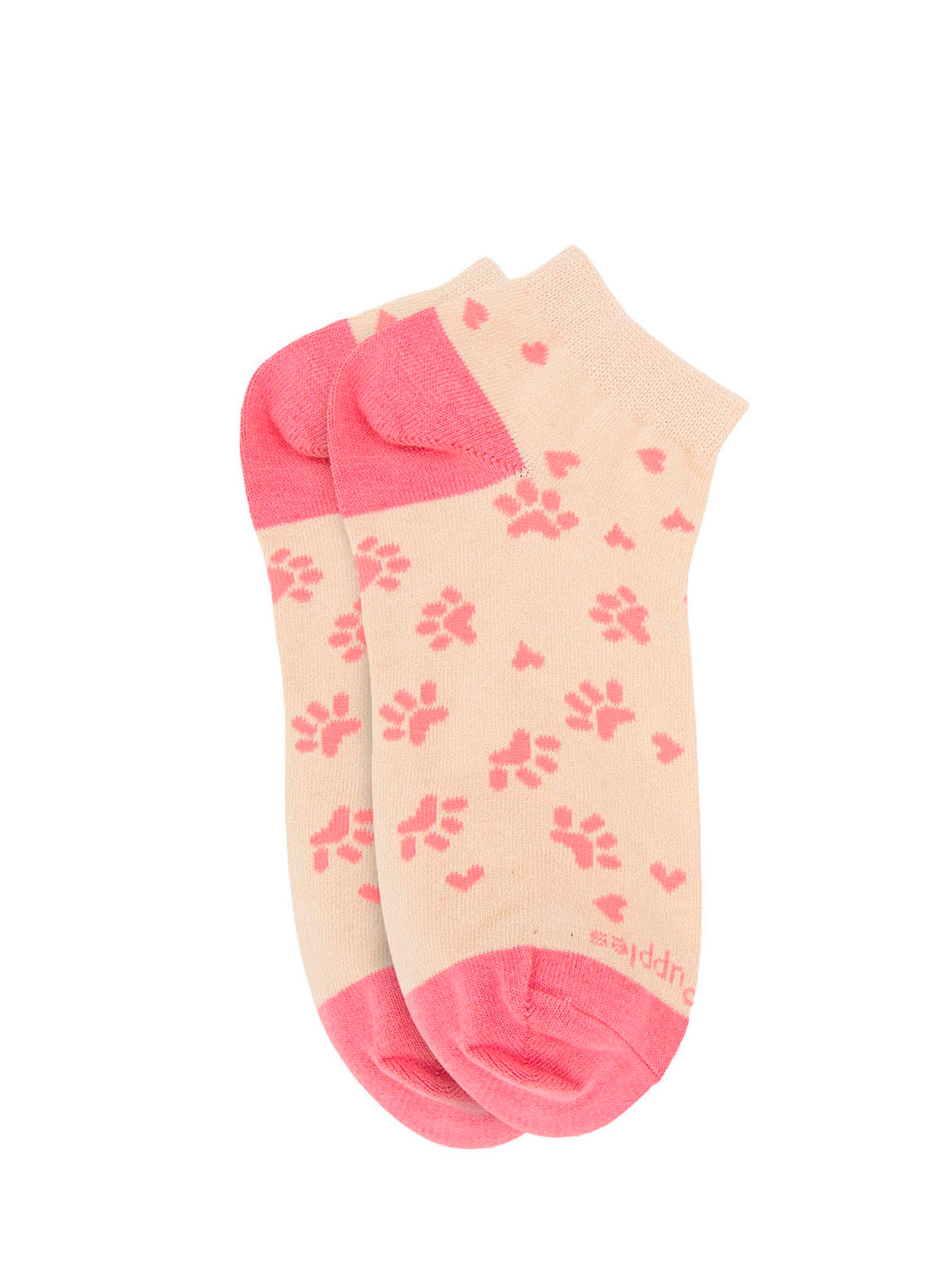 Calcetin Mujer Invisible Huellas