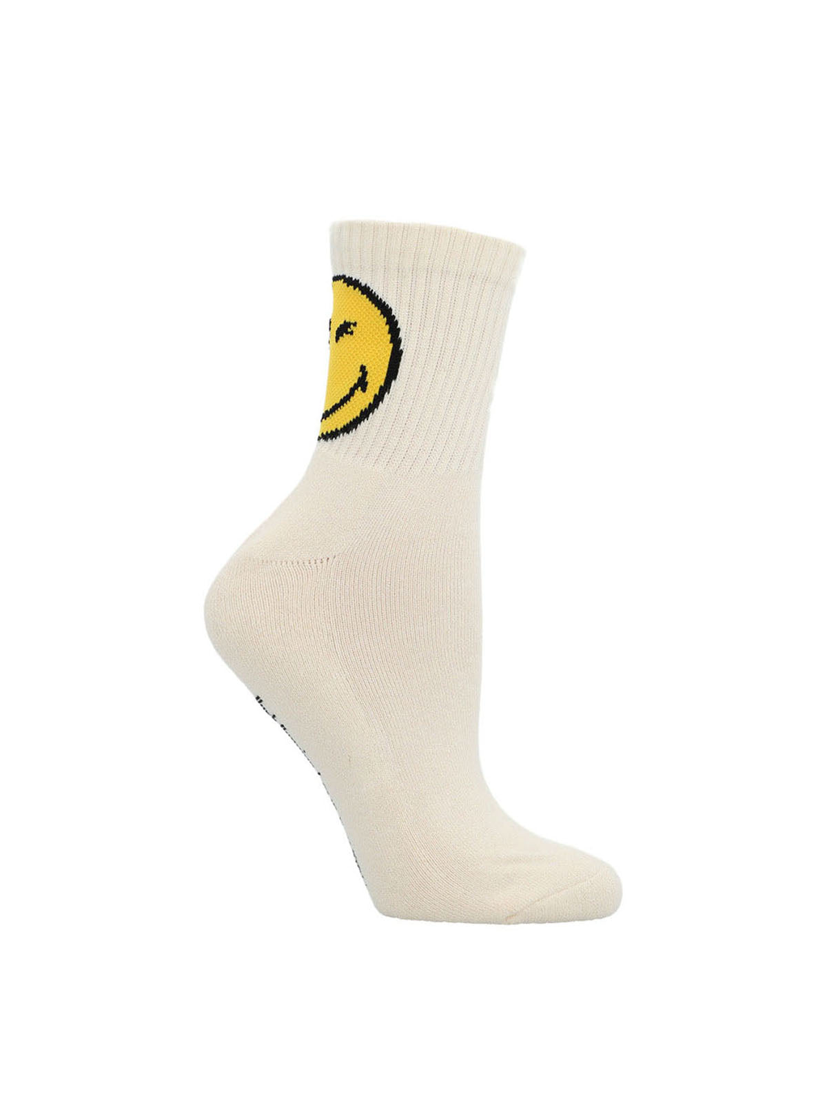 Calcetin Para Mujer Algodón Hp X Smiley World Crema Hush Puppies