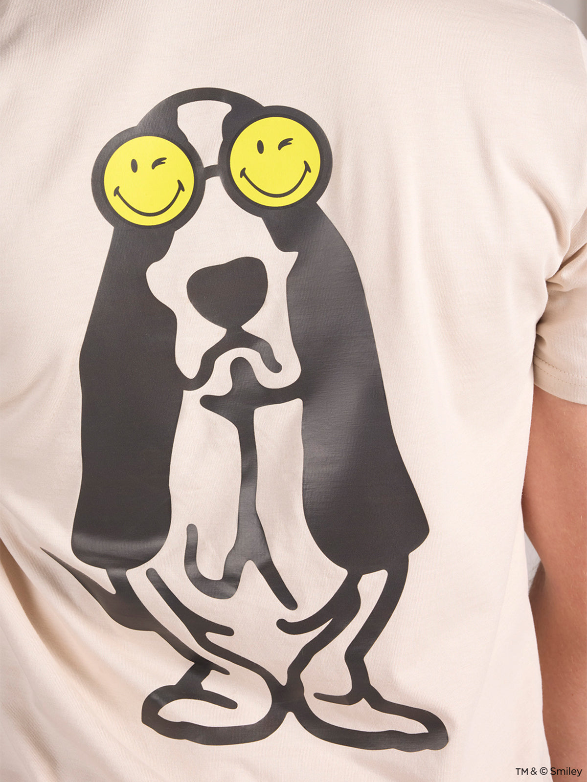 Polo Para Hombre Algodón Hp X Smiley World Blanco Hush Puppies