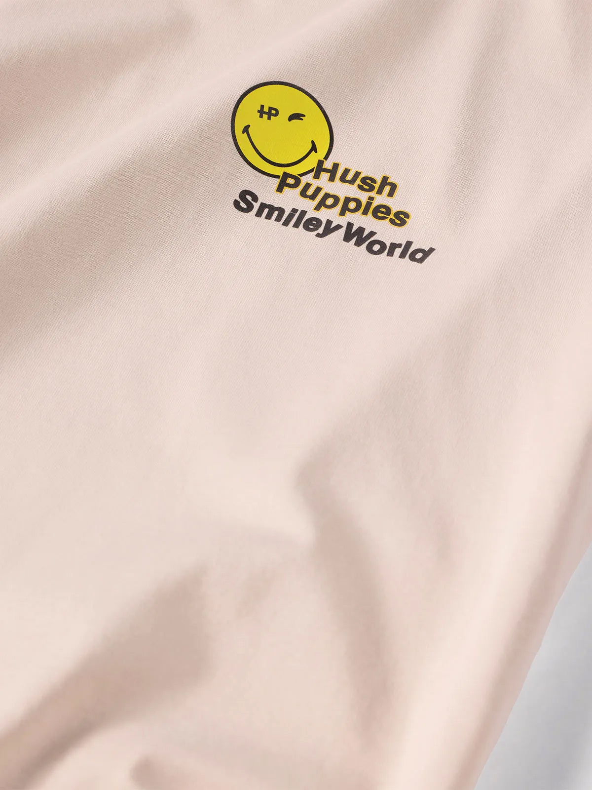 Polo Para Hombre Algodón Hp X Smiley World Blanco Hush Puppies