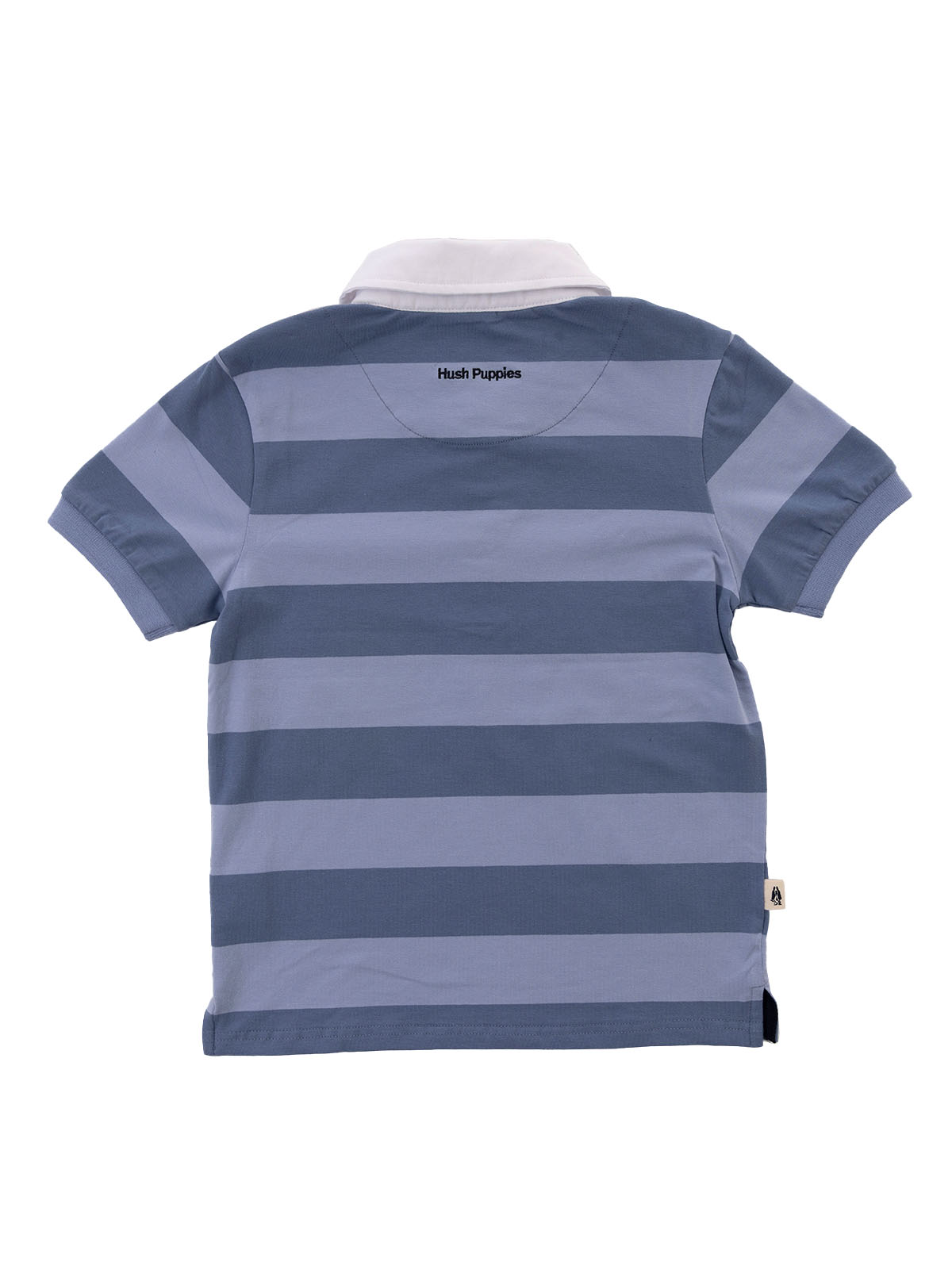 Polo Para Niño Manga Corta Algodón Marne Azul Hush Puppies Kids