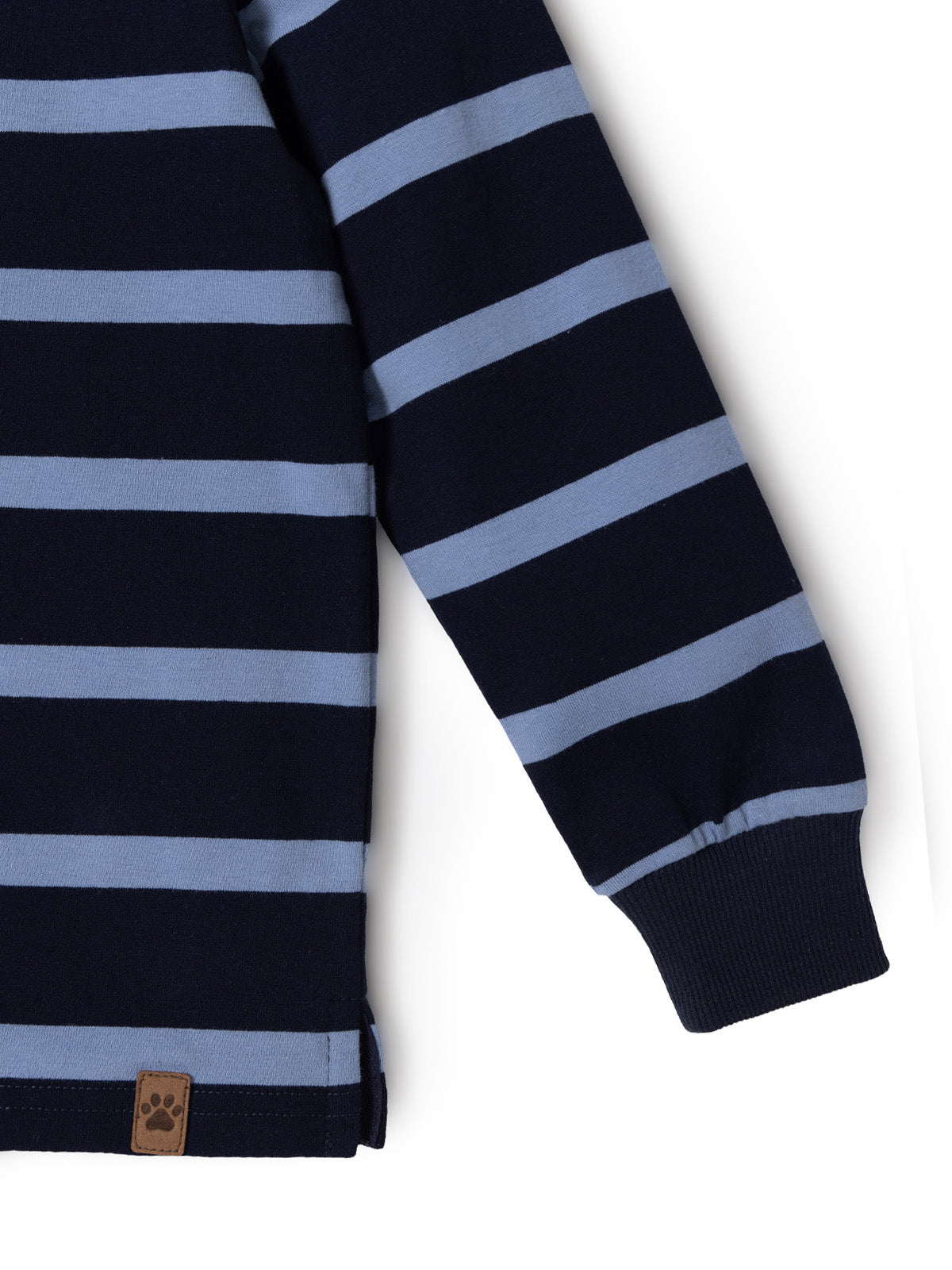 Polo Manga Larga Para Niño Timber Algodón Azul Hush Puppies Kids