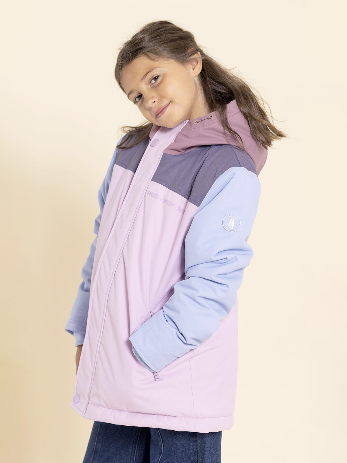 Casaca Para Niña Poliester_x005F

 Silvestre Morado Hush Puppies Kids
