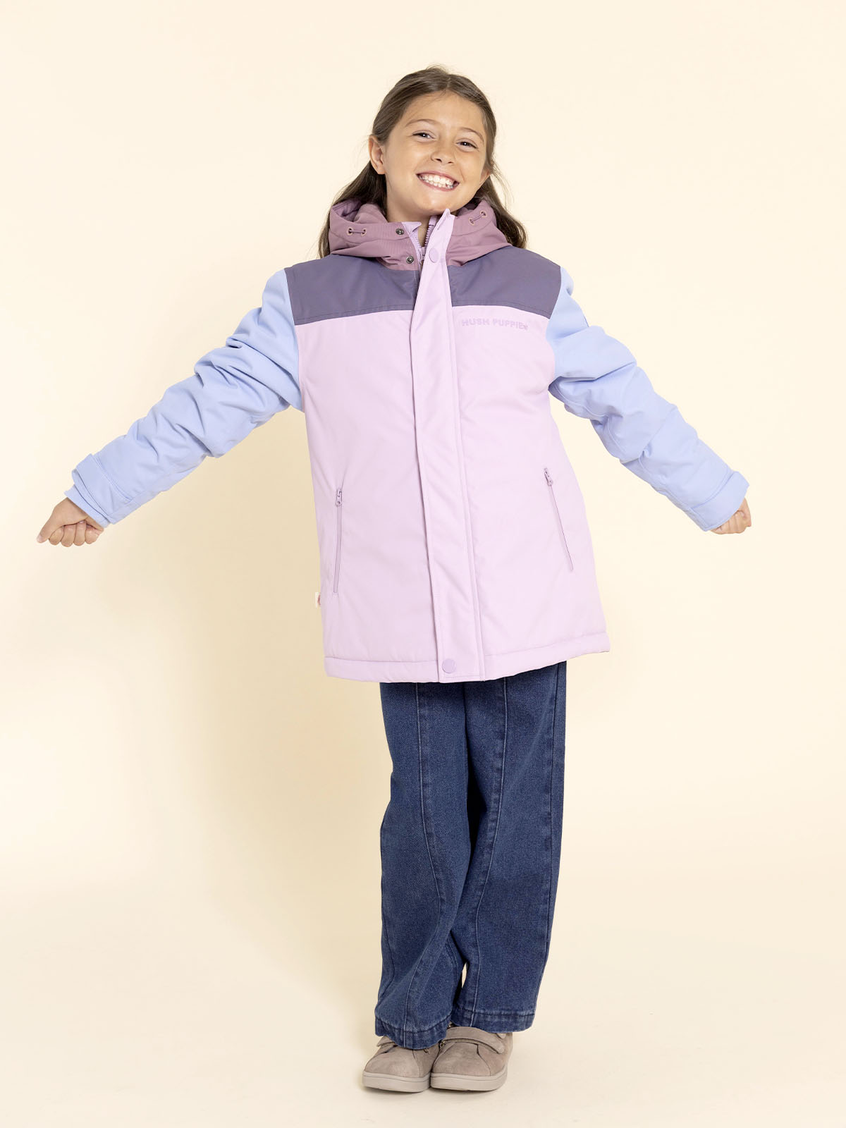Casaca Para Niña Poliester_x005F

 Silvestre Morado Hush Puppies Kids