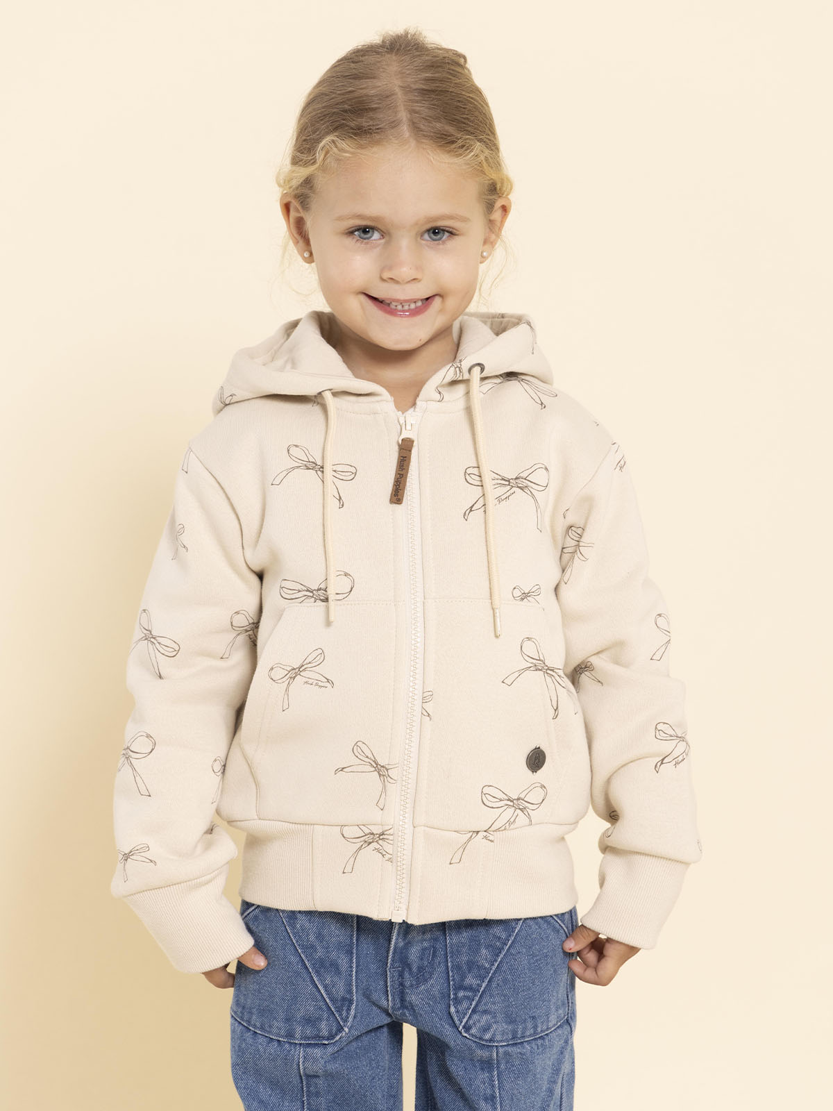Polera Para Niña Algodón Reciclado Nala Beige Hush Puppies Kids