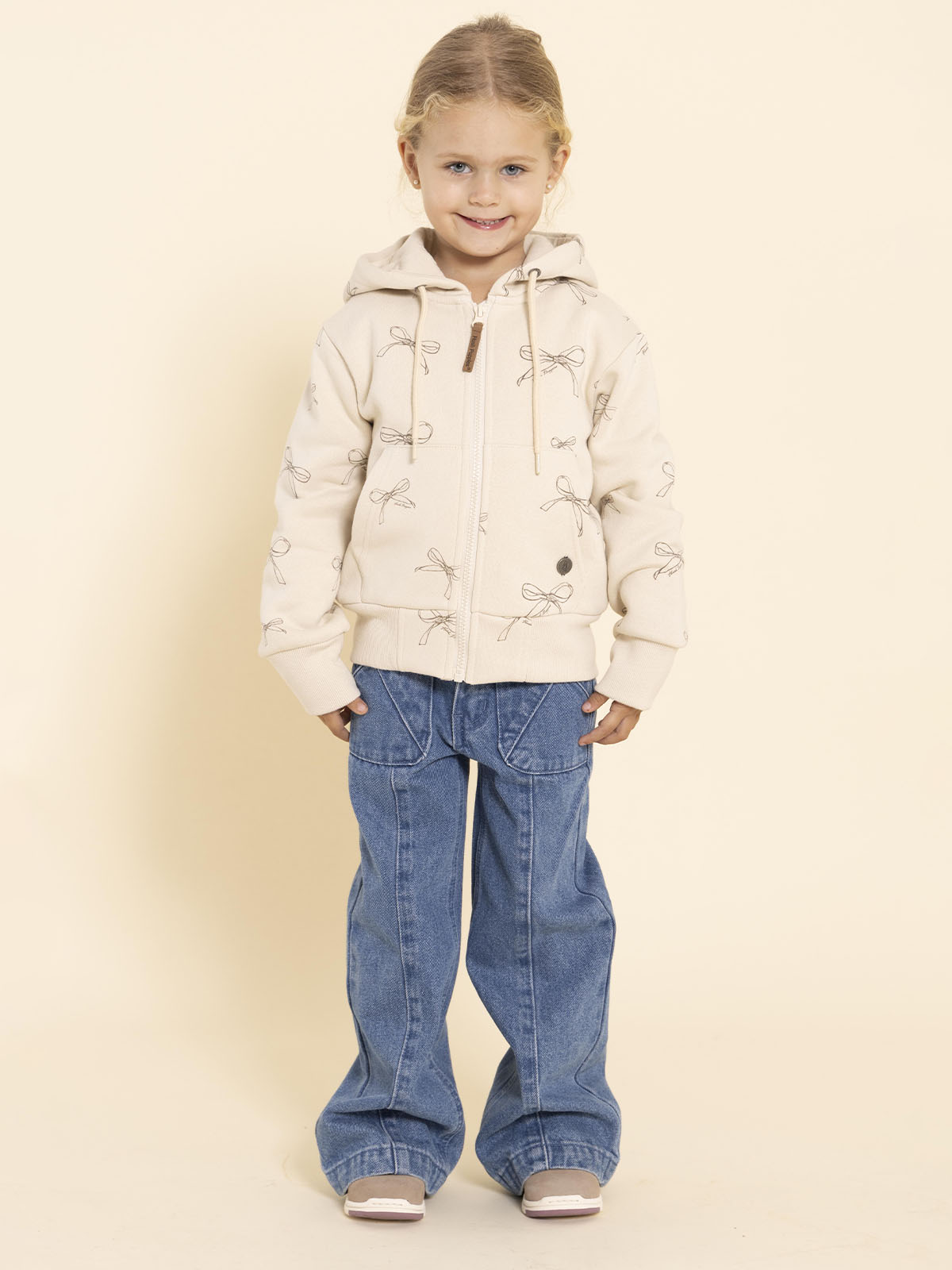 Polera Para Niña Algodón Reciclado Nala Beige Hush Puppies Kids