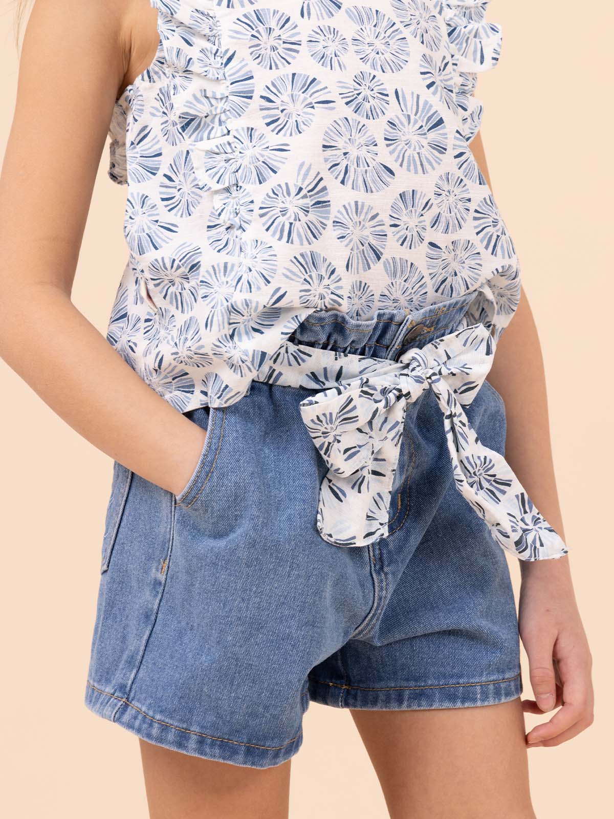 Short Lasa Algodón Nina