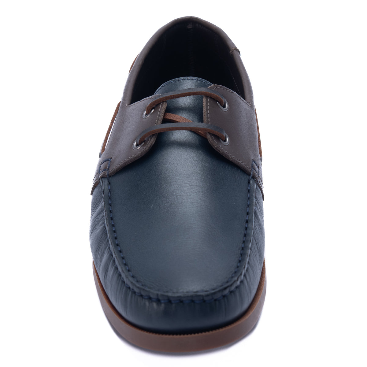 Mocasín Para Hombre Cuero Yatch Azul Hush Puppies