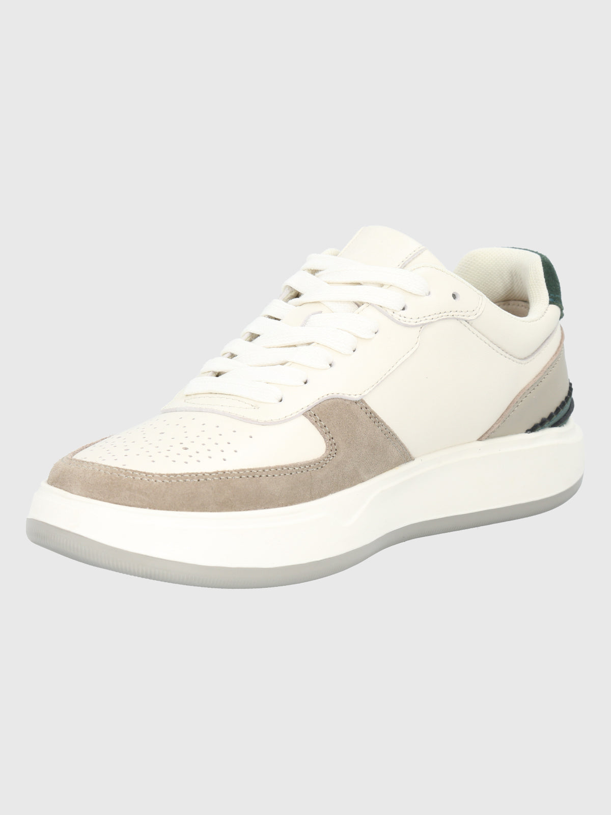 Zapatilla Para Hombre Cuero Mozze Blanco Hush Puppies