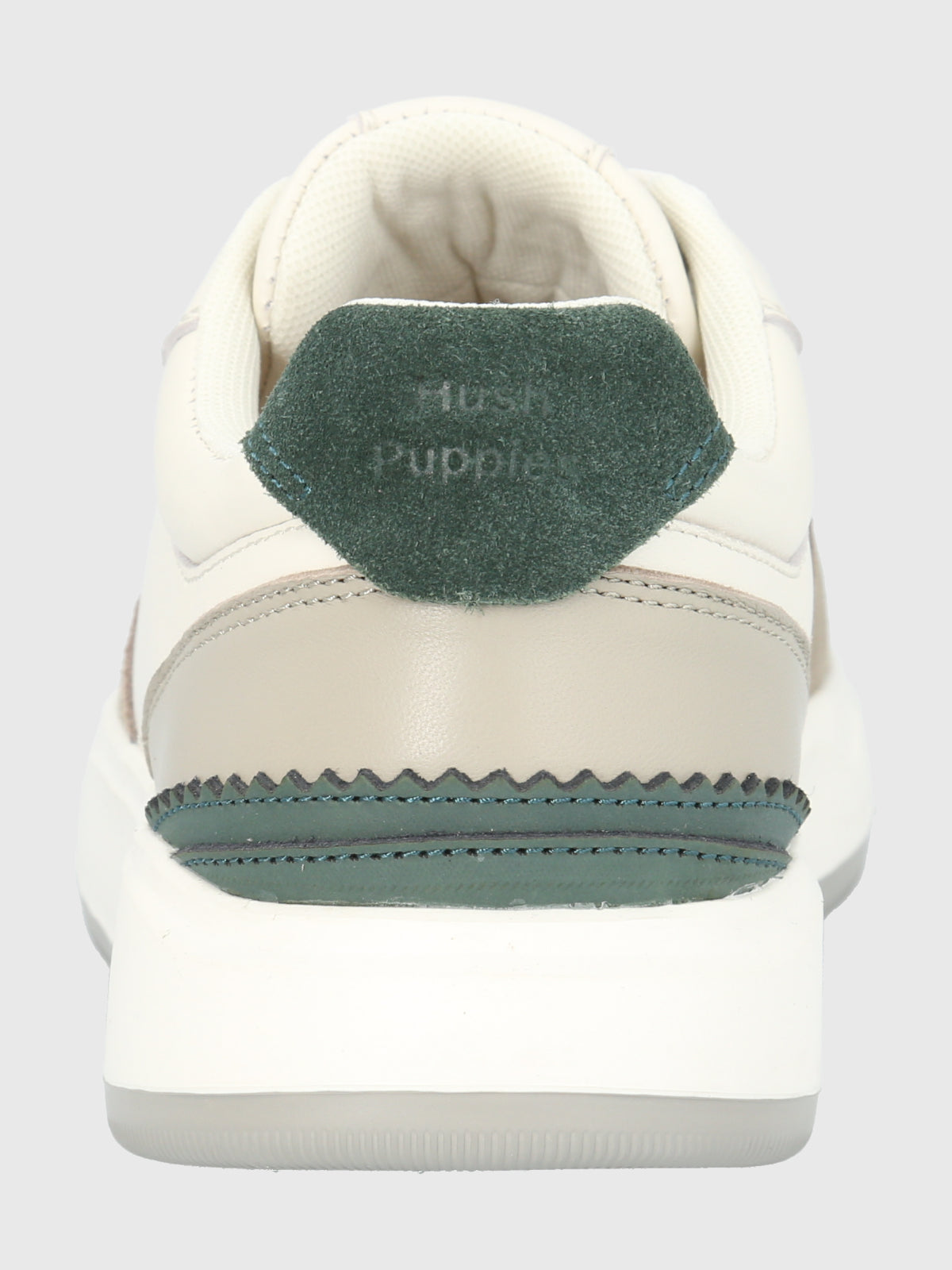 Zapatilla Para Hombre Cuero Mozze Blanco Hush Puppies