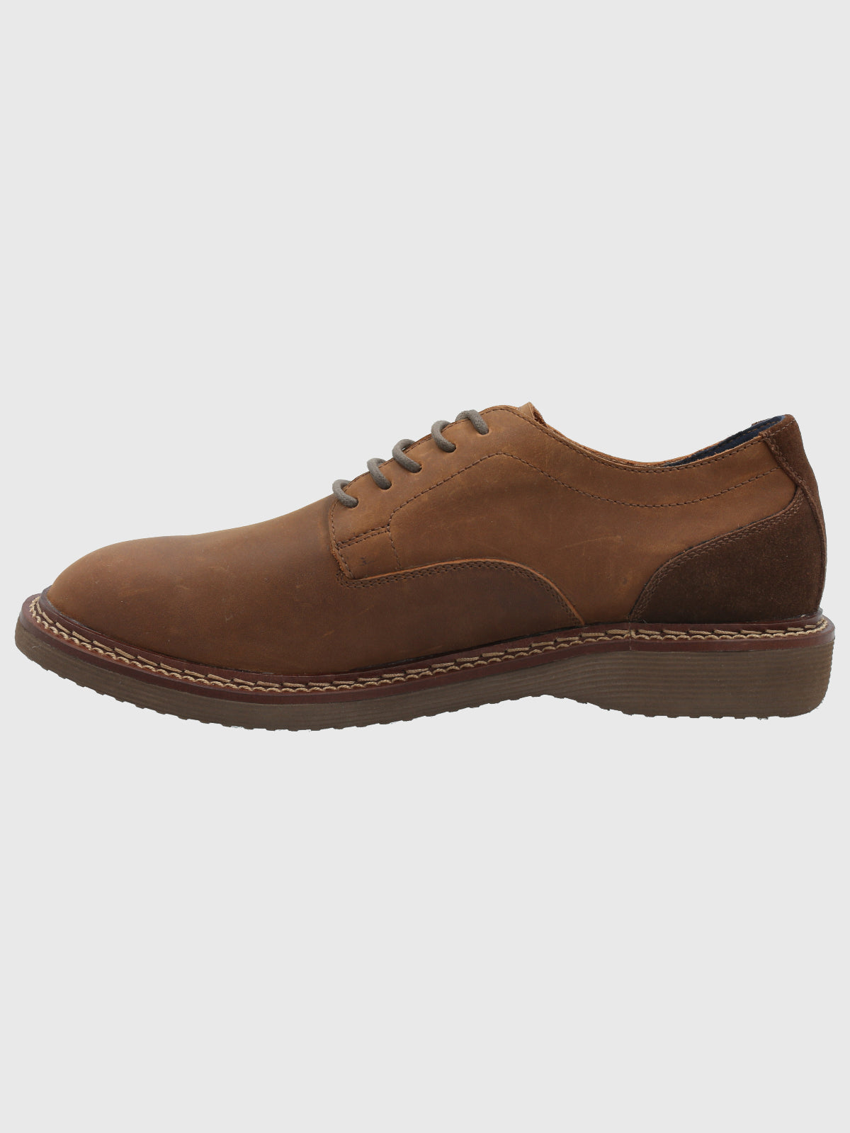 Zapato Para Hombre Cuero Mambo Café Hush Puppies