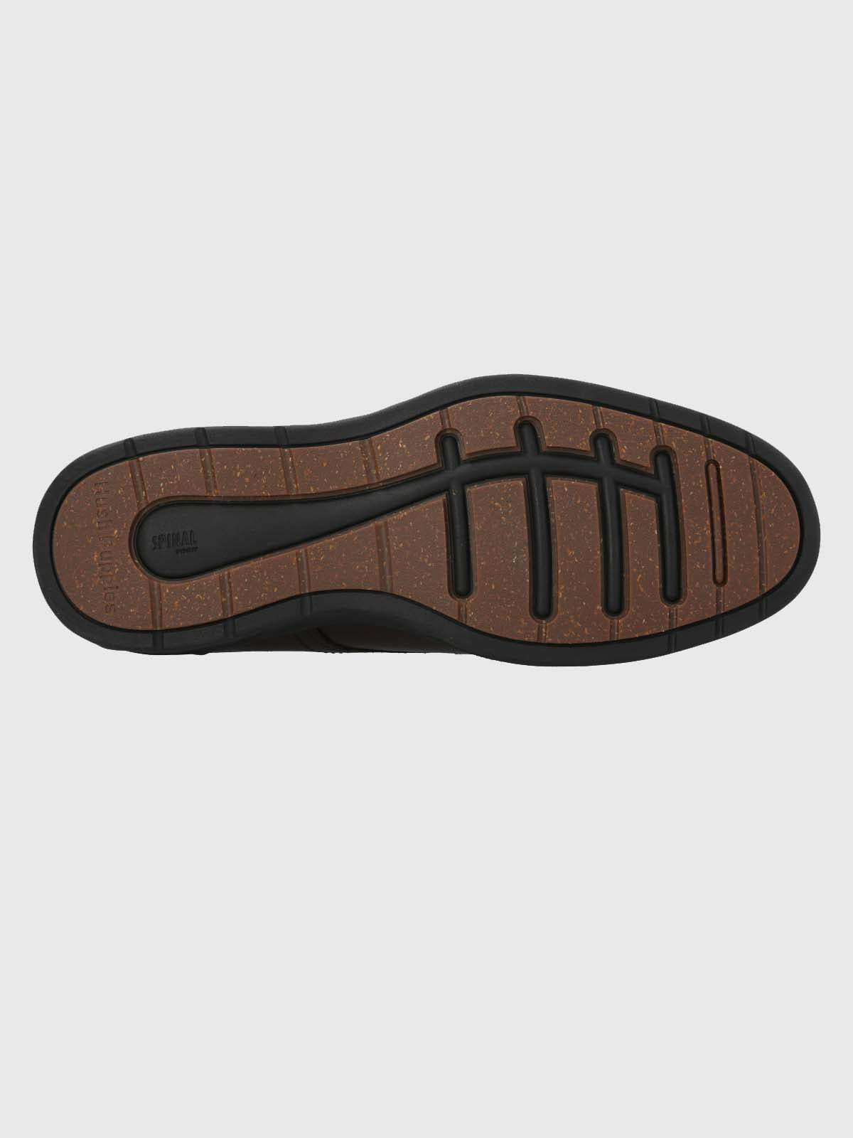Zapato Para Hombre Cuero Spinal Village Vino Hush Puppies