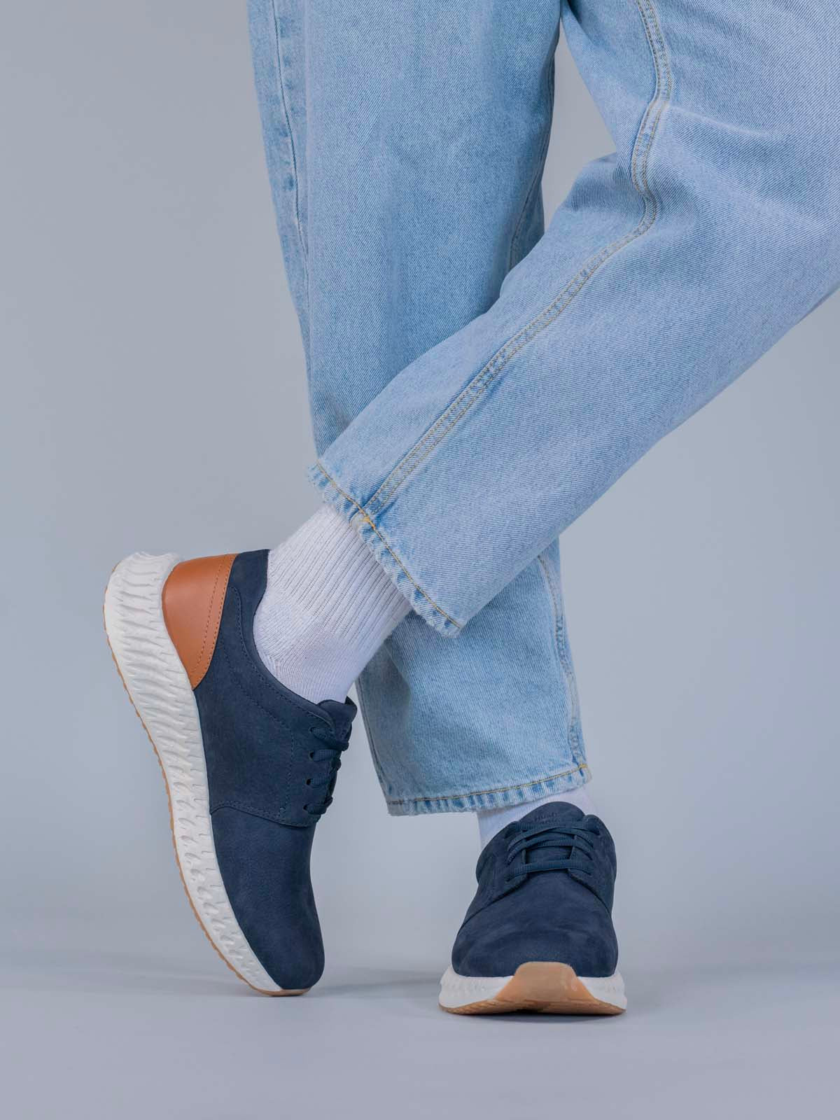 Zapatilla Spinal Discover Cuero Hombre