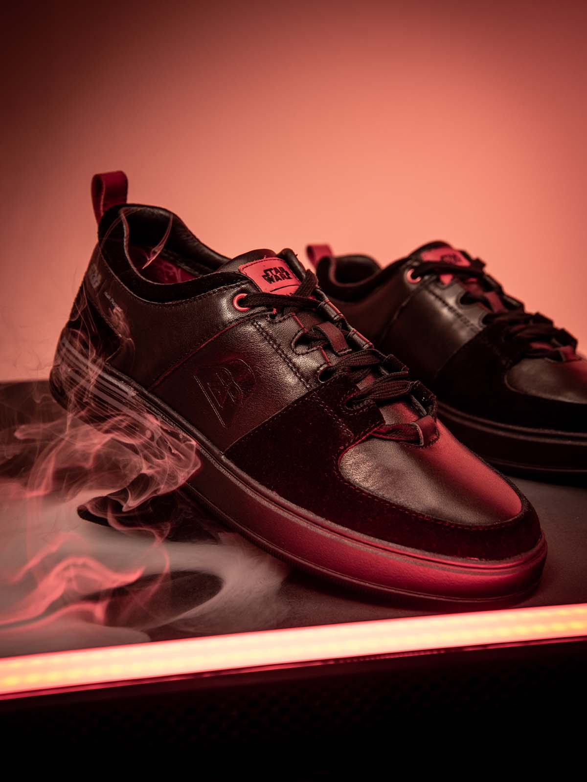 Zapatilla Darth Vader Cuero Hombre