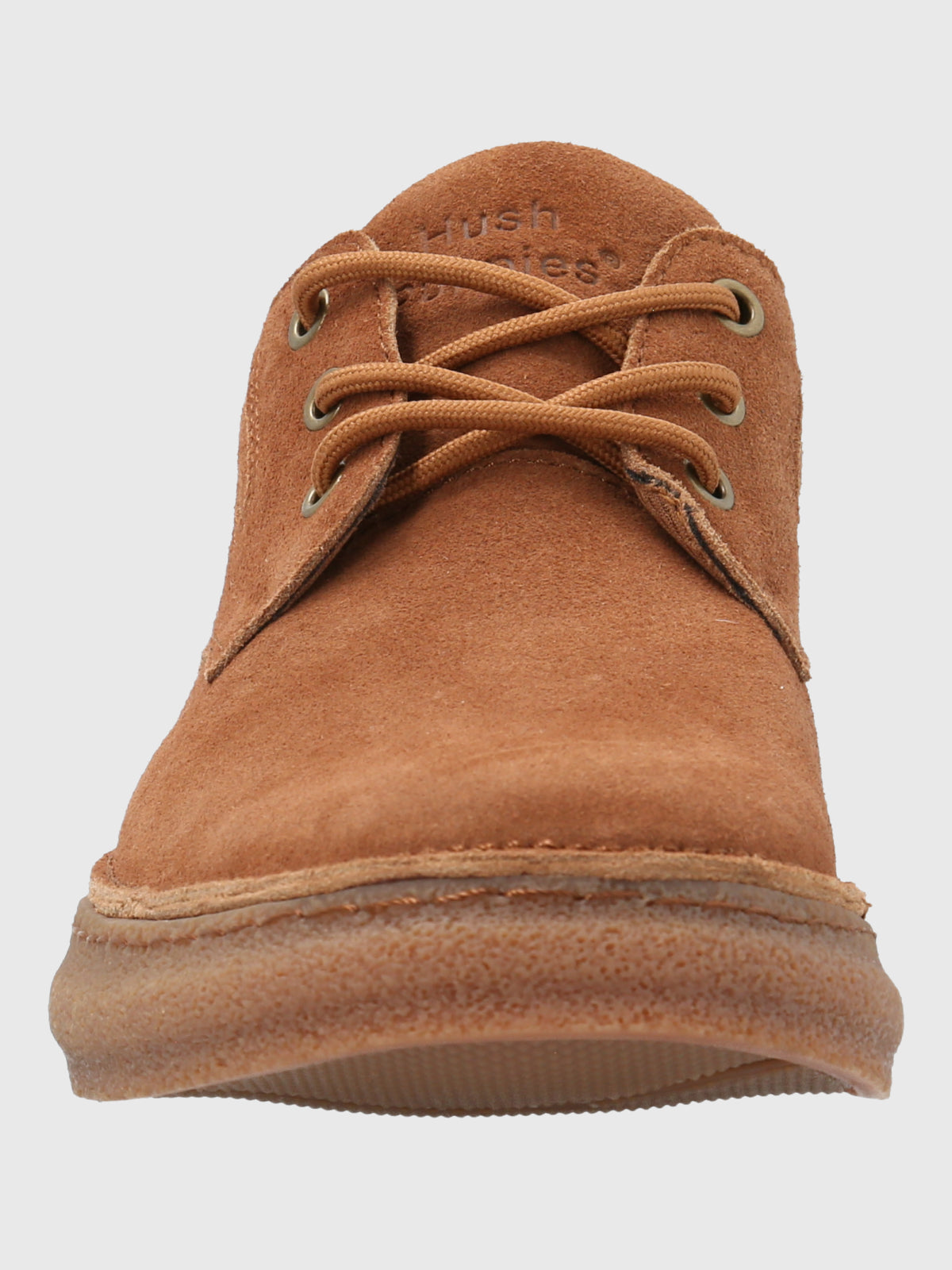Zapatilla Para Hombre Cuero Gared Café Hush Puppies