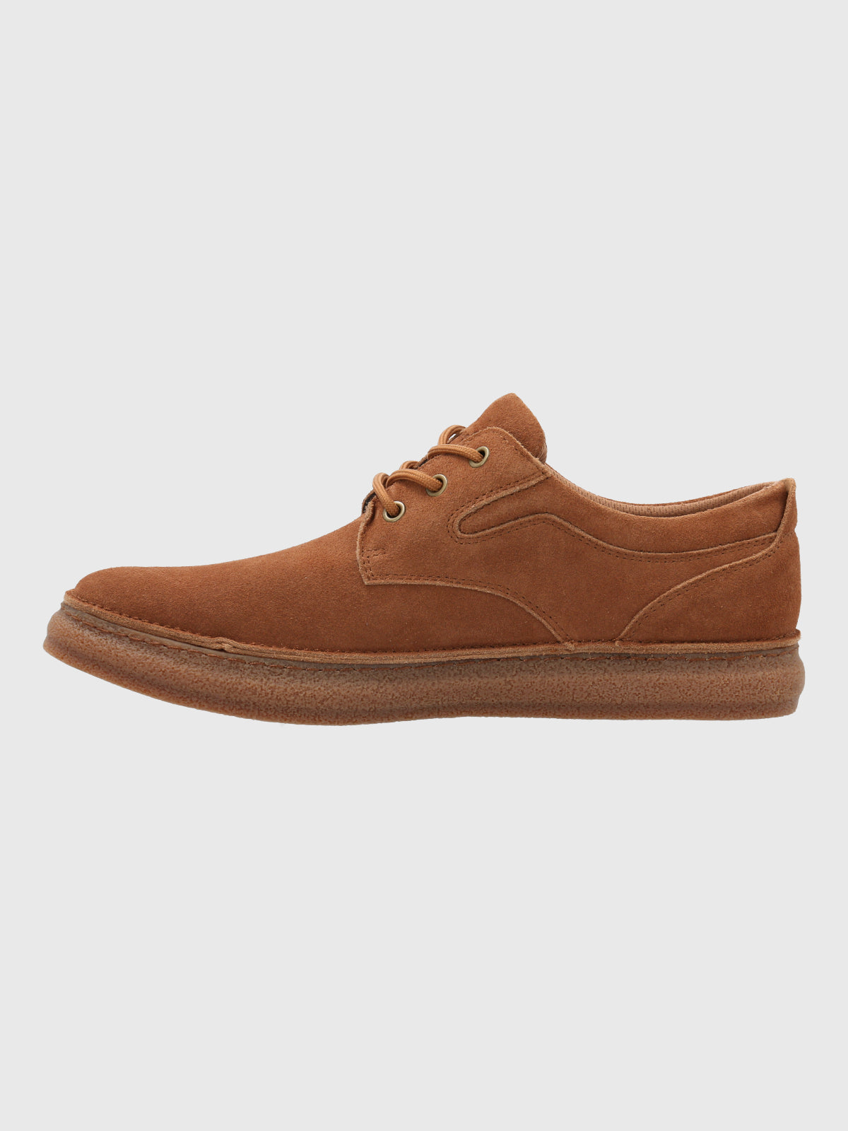Zapatilla Para Hombre Cuero Gared Café Hush Puppies