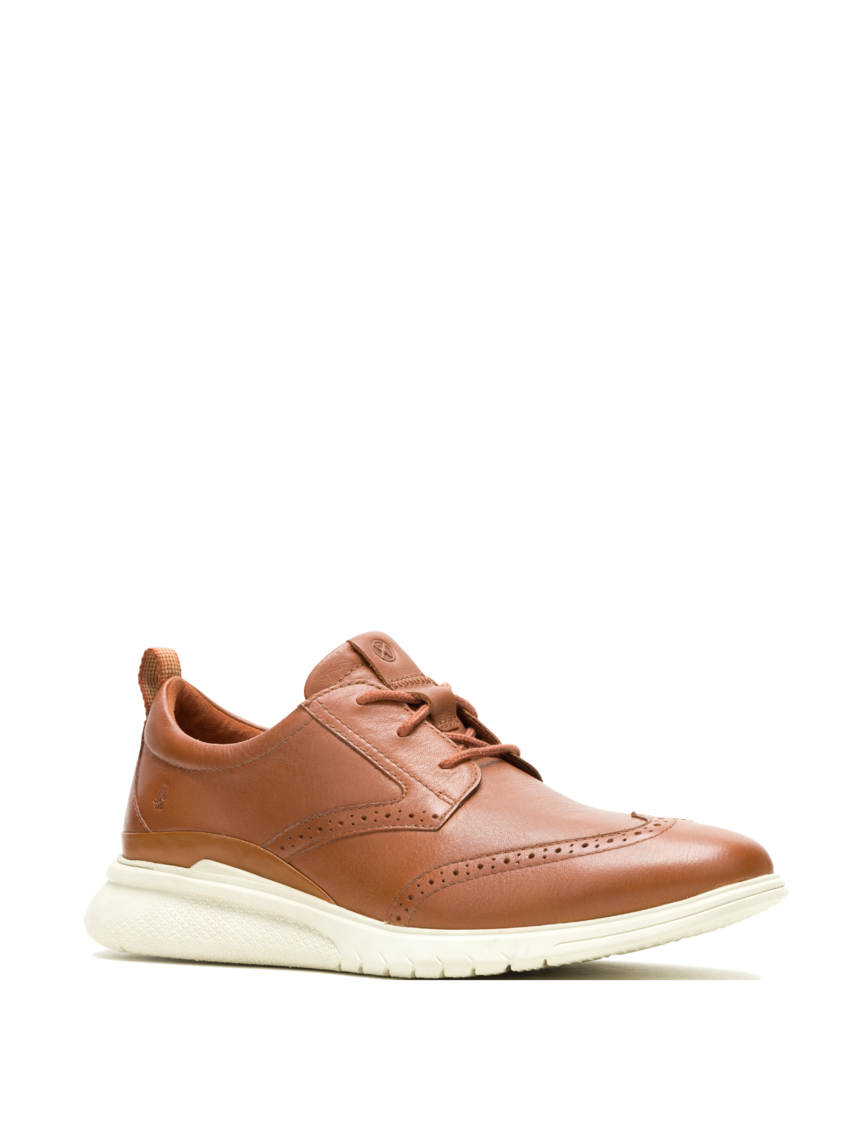Zapato Para Hombre Cuero Advance Wingtip Marron Hush Puppies