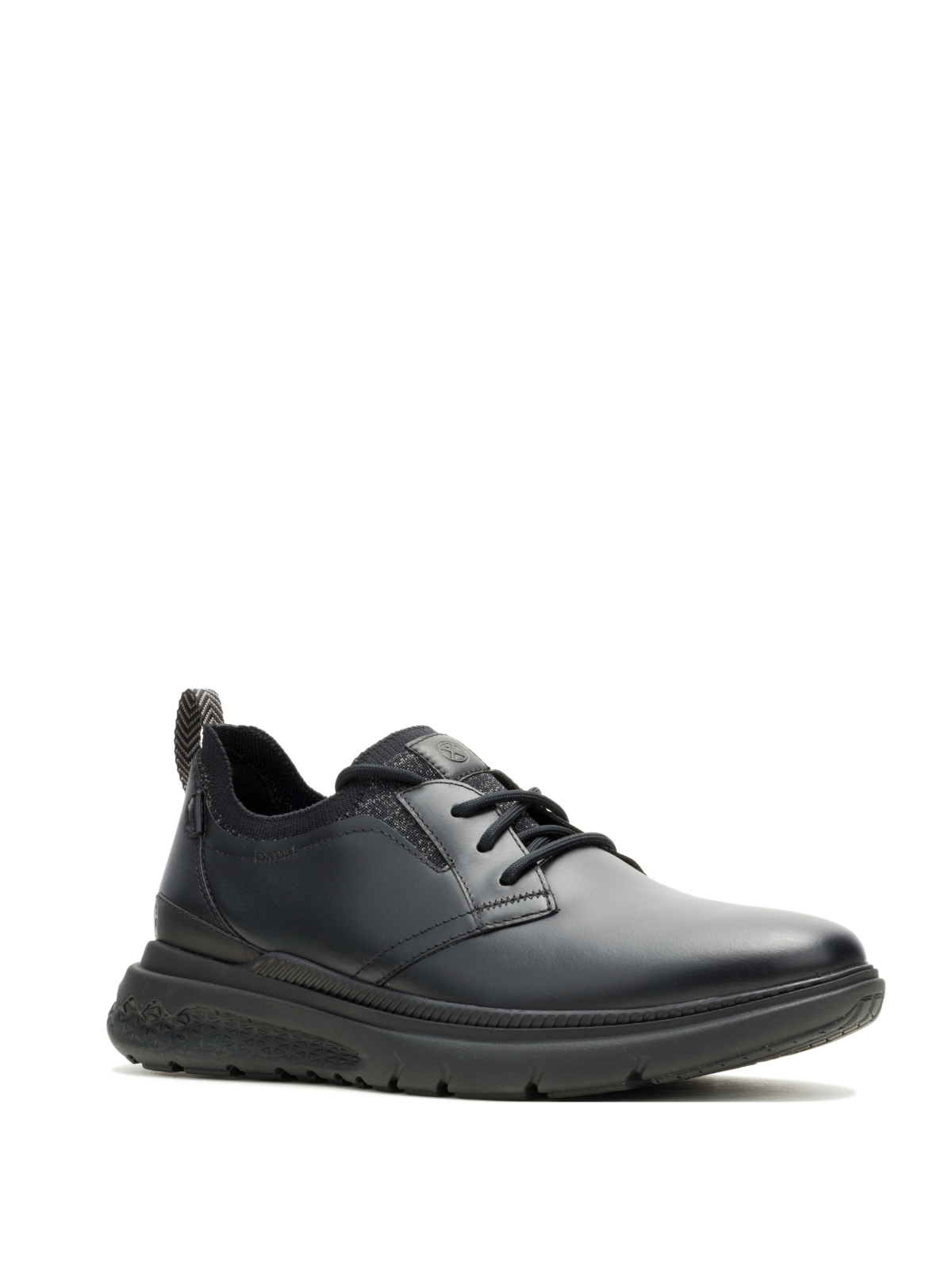 Zapato Para Hombre Cuero Excel Laceup  Negro Hush Puppies