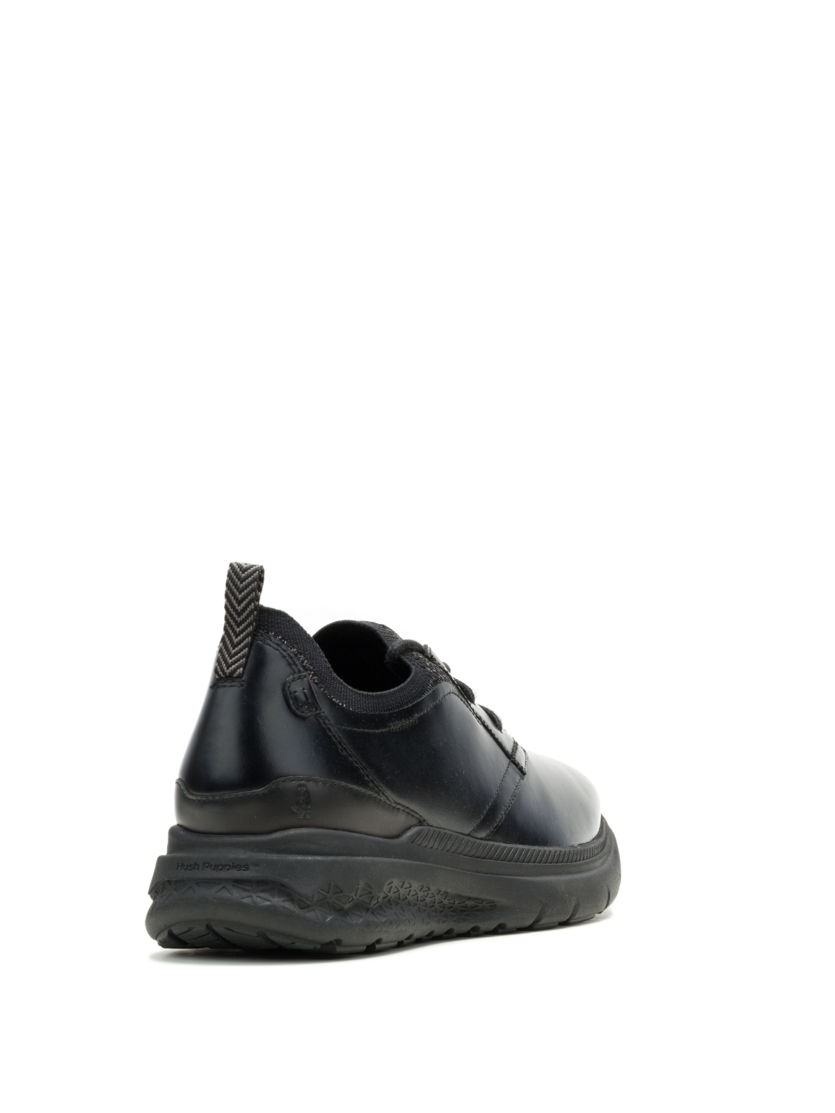 Zapato Para Hombre Cuero Excel Laceup  Negro Hush Puppies