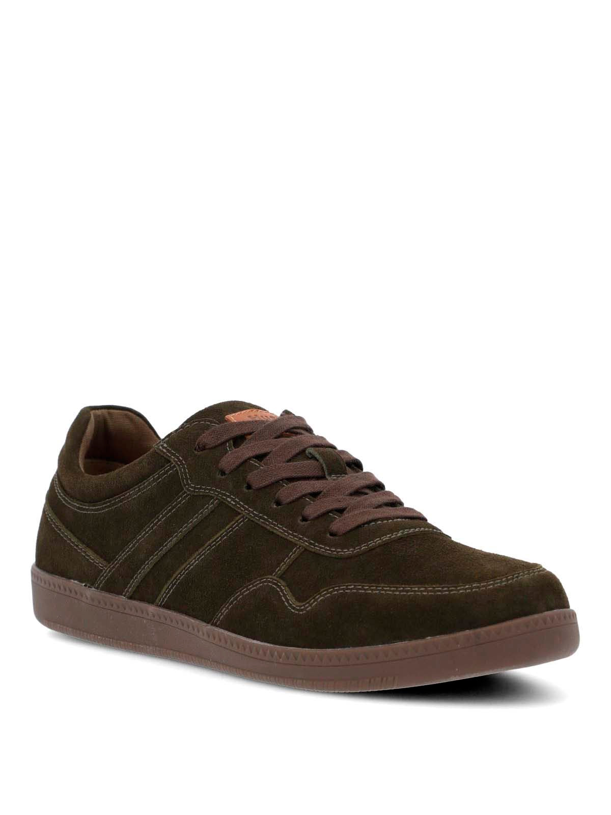 Zapatilla Para Hombre Cuero Mare Café Hush Puppies