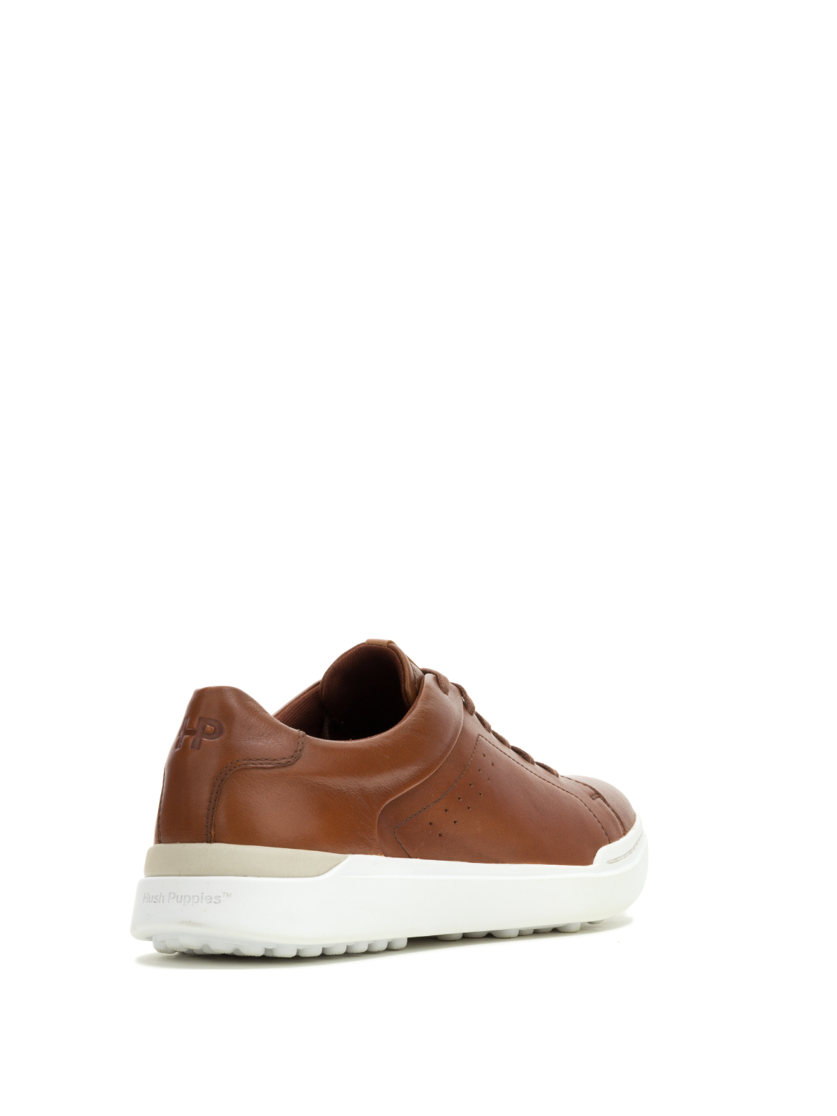 Zapatilla Para Hombre Cuero Wes Lace-Up  Marron Hush Puppies