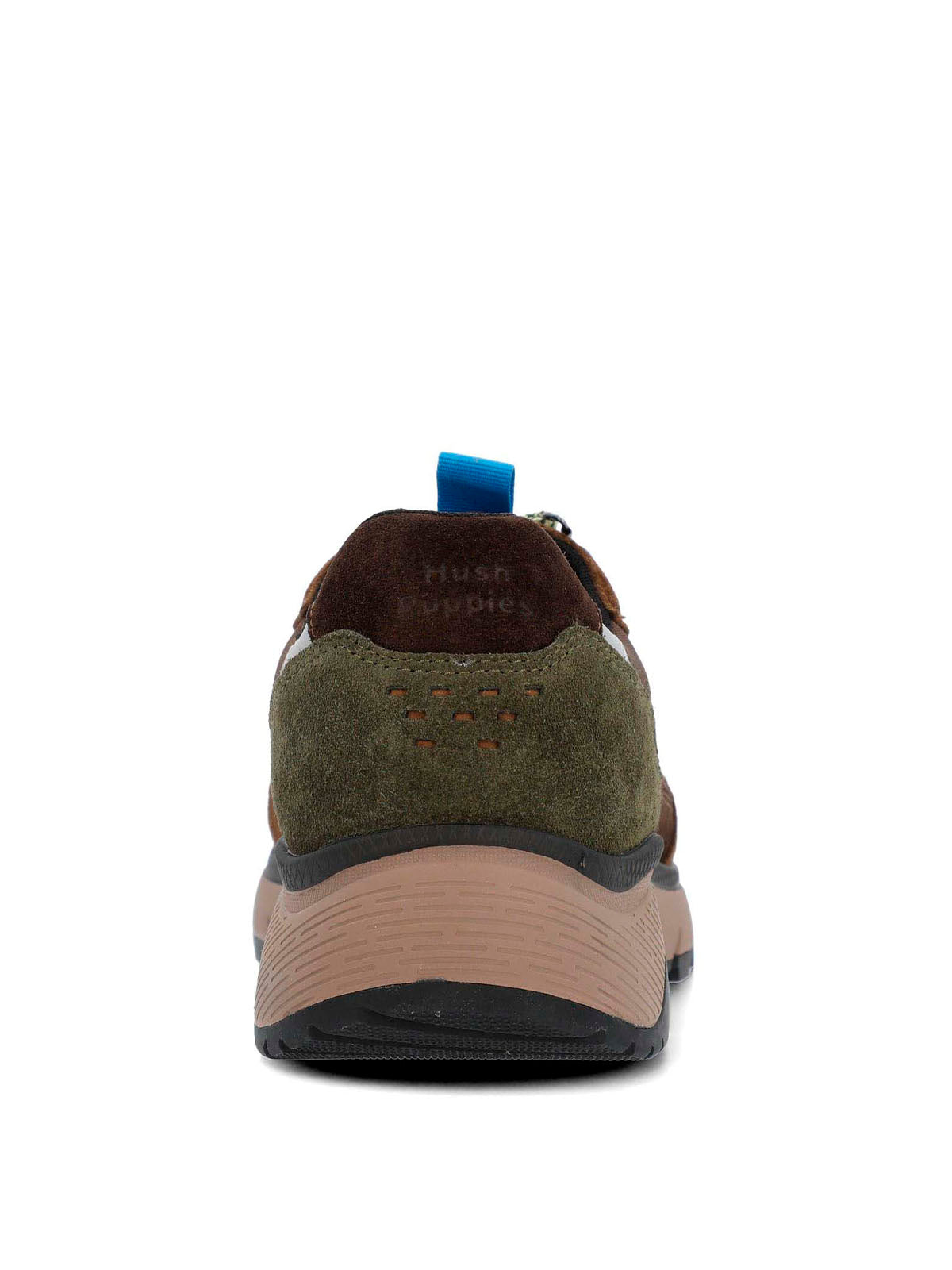 Zapatilla Para Hombre Cuero Lux Café Hush Puppies