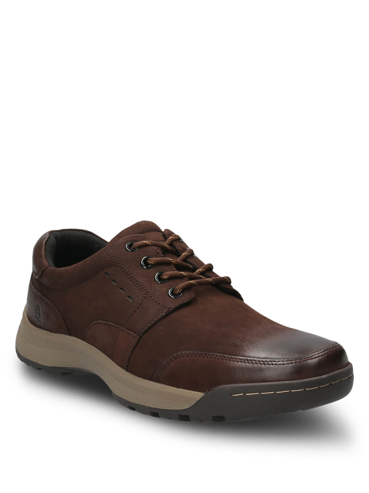 Zapato Para Hombre Cuero Duran Chocolate Hush Puppies