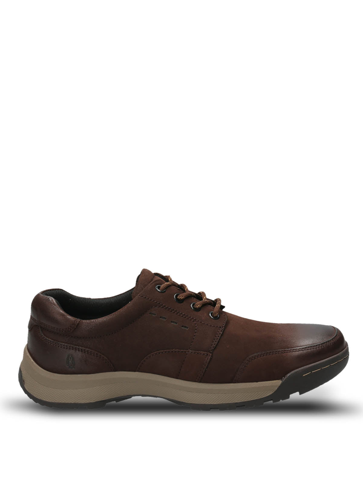 Zapato Para Hombre Cuero Duran Chocolate Hush Puppies