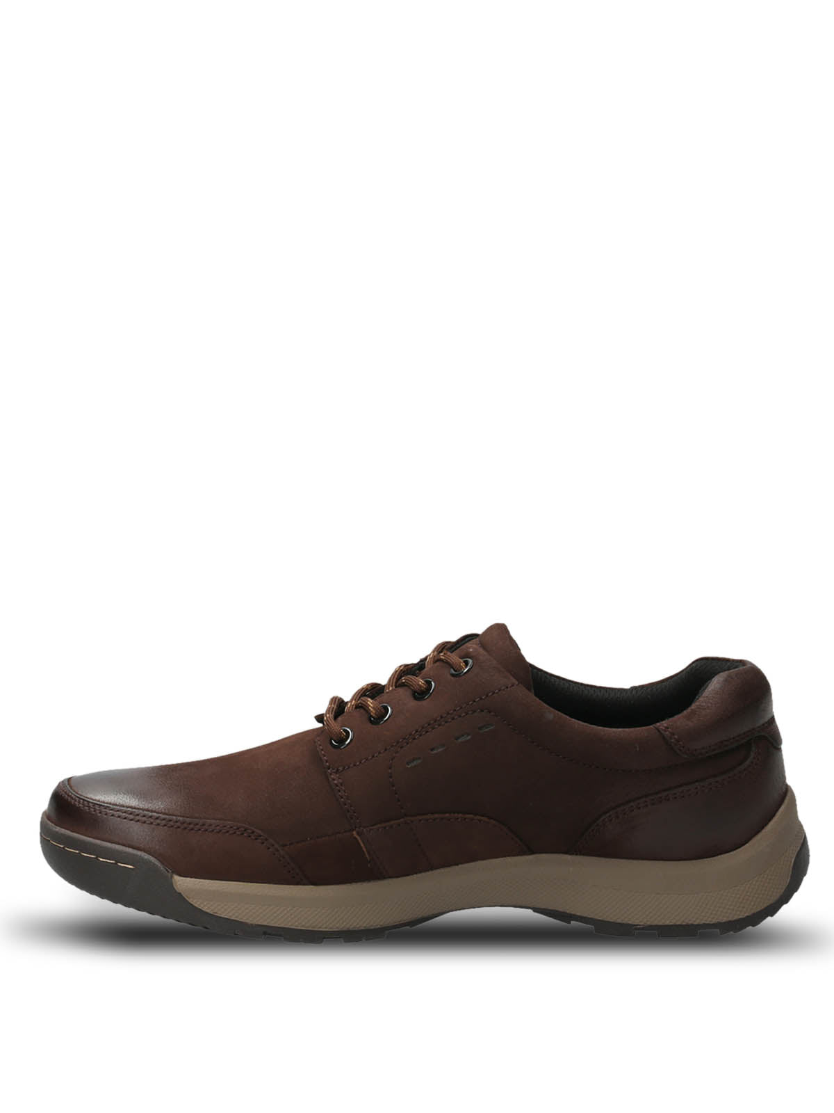 Zapato Para Hombre Cuero Duran Chocolate Hush Puppies