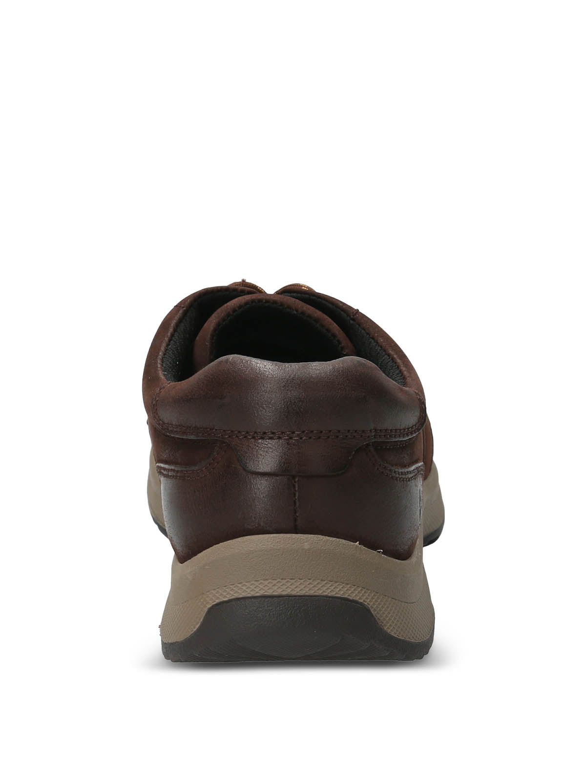 Zapato Para Hombre Cuero Duran Chocolate Hush Puppies