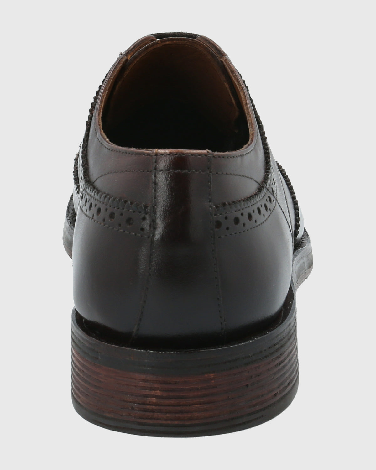 Zapato Para Hombre Cuero Bradford Marrón Hush Puppies