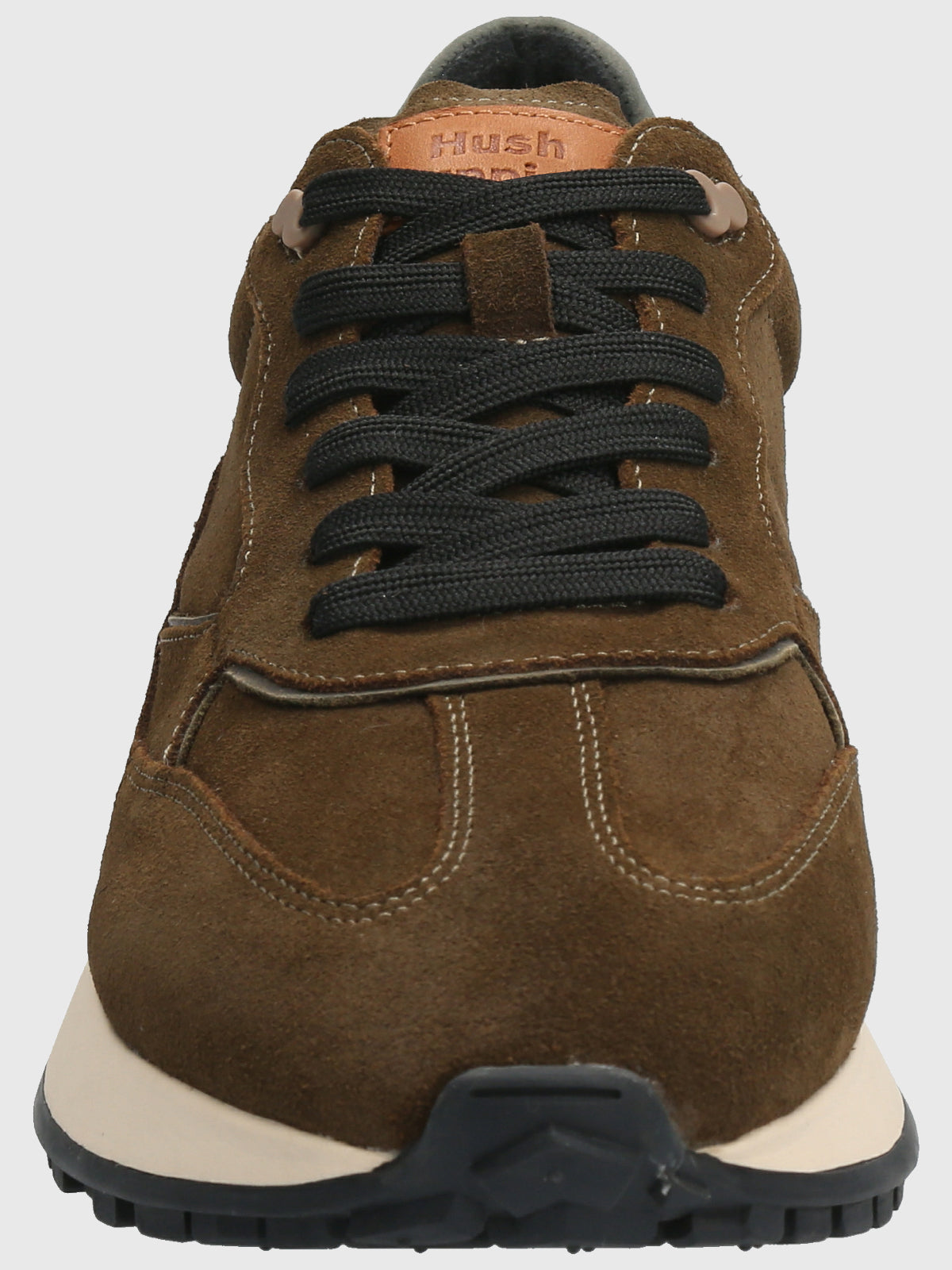 Zapatilla Para Hombre Cuero Gante Marrón Hush Puppies