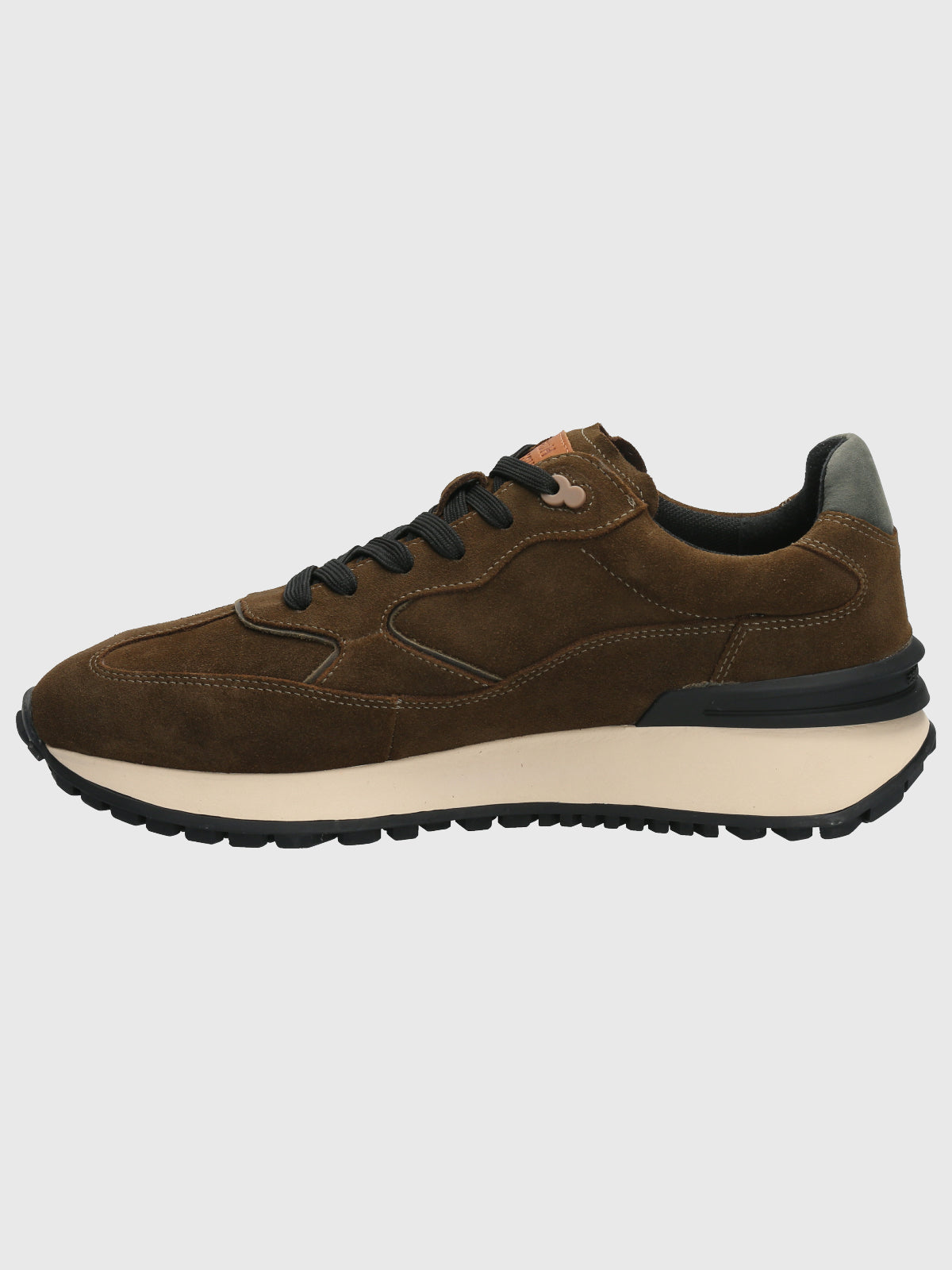 Zapatilla Para Hombre Cuero Gante Marrón Hush Puppies